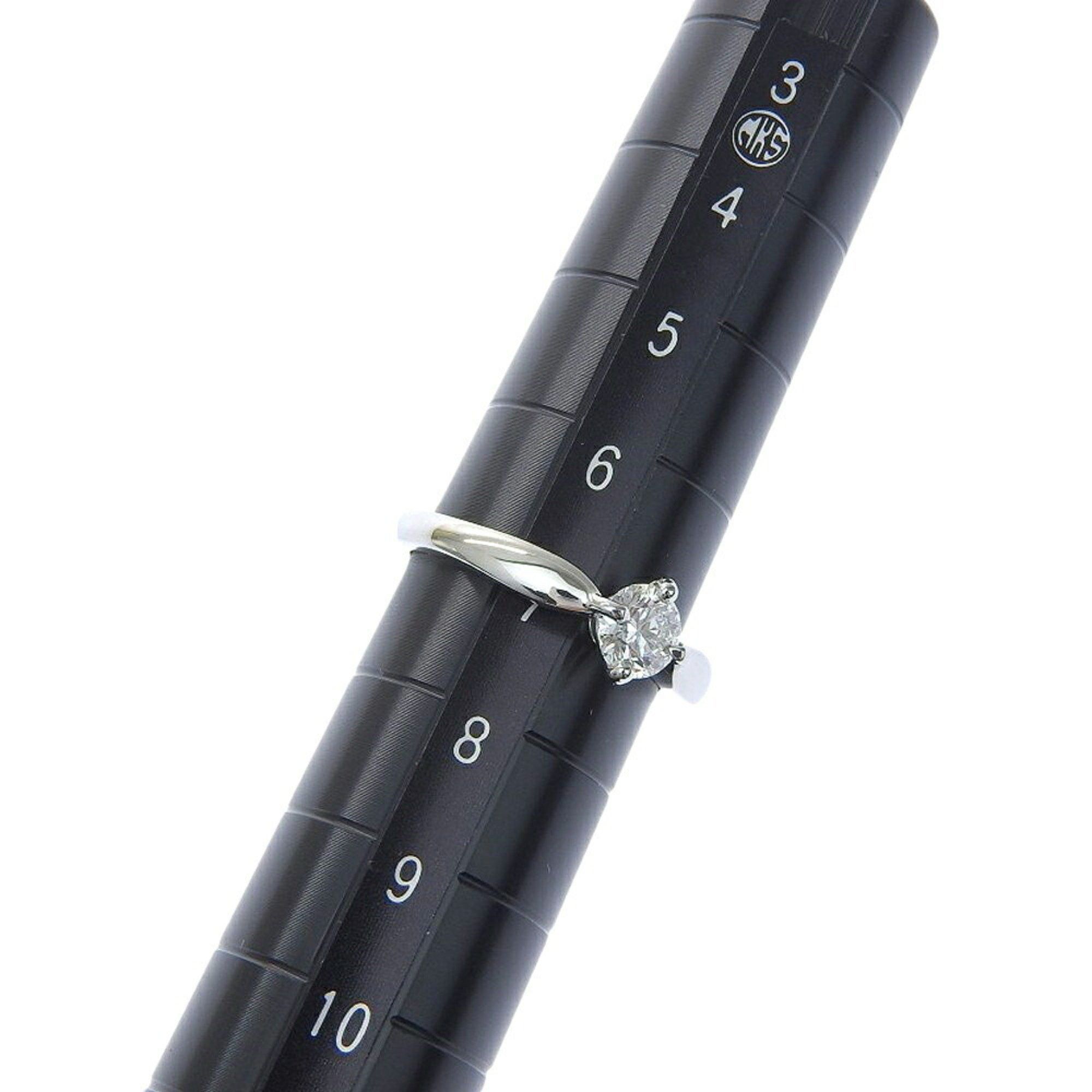 Bvlgari Bvlgari Like new Bulgari Dedicata a Venezia 4.6g ring in platinum with 0.43ct diamond (G-VVS1-EX), size 7 Size ONE SIZE - 4 Thumbnail