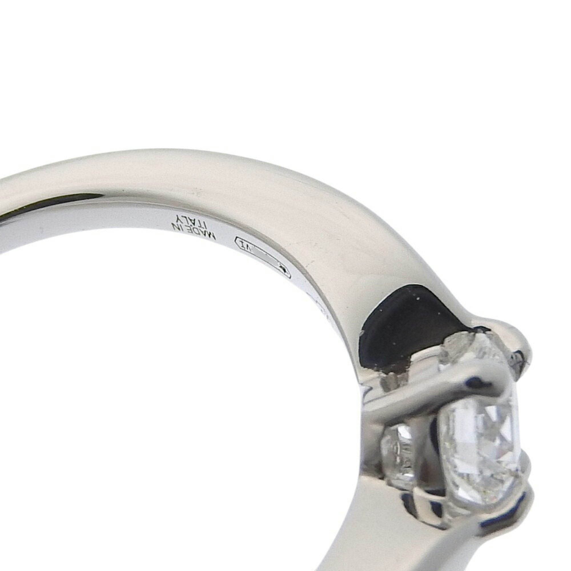 Bvlgari Bvlgari Like new Bulgari Dedicata a Venezia 4.6g ring in platinum with 0.43ct diamond (G-VVS1-EX), size 7 Size ONE SIZE - 3 Thumbnail