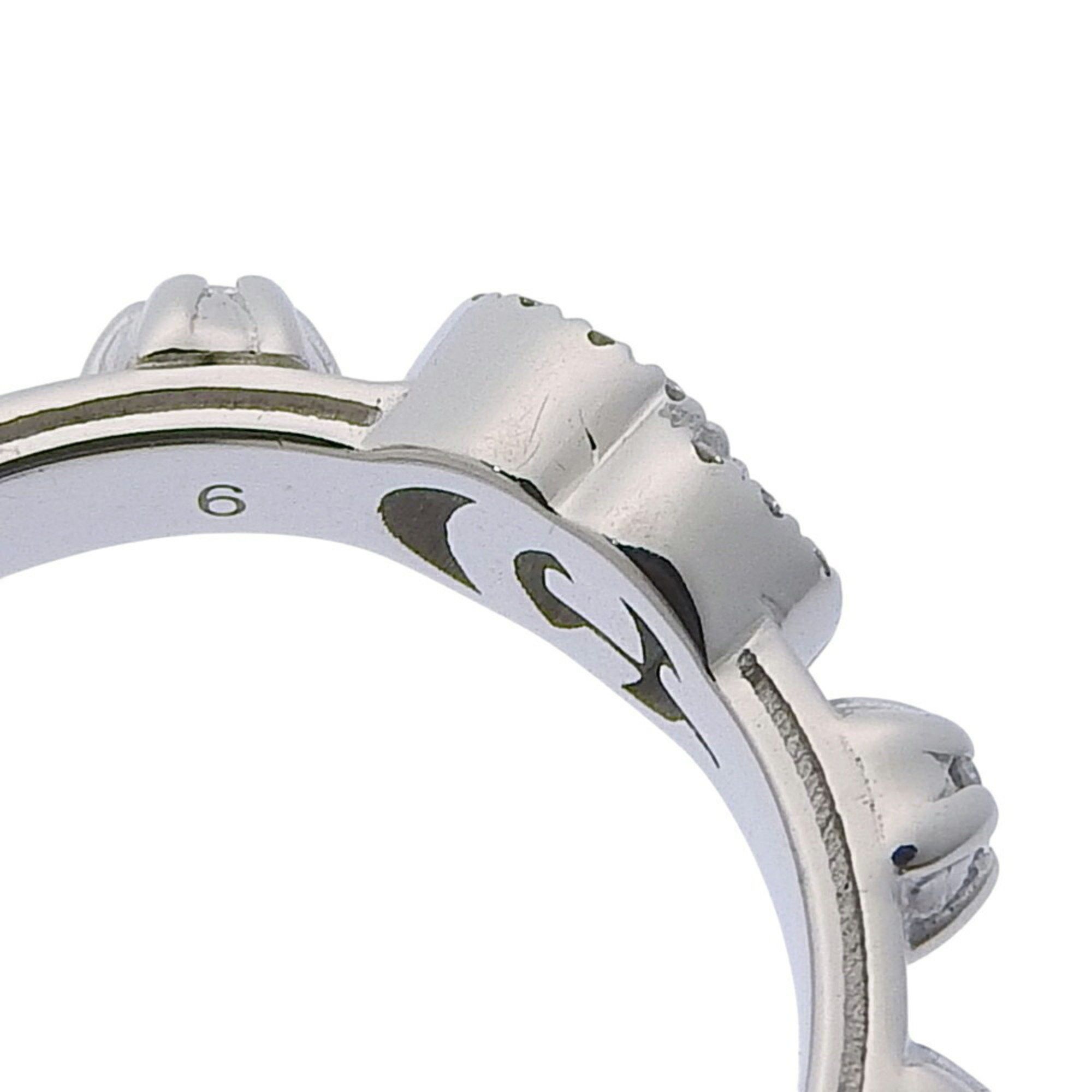 Gucci Like new Gucci 5.0g GG Interlocking G Ring in 18K White Gold with Full Diamonds, size 9 Size ONE SIZE - 3 Thumbnail