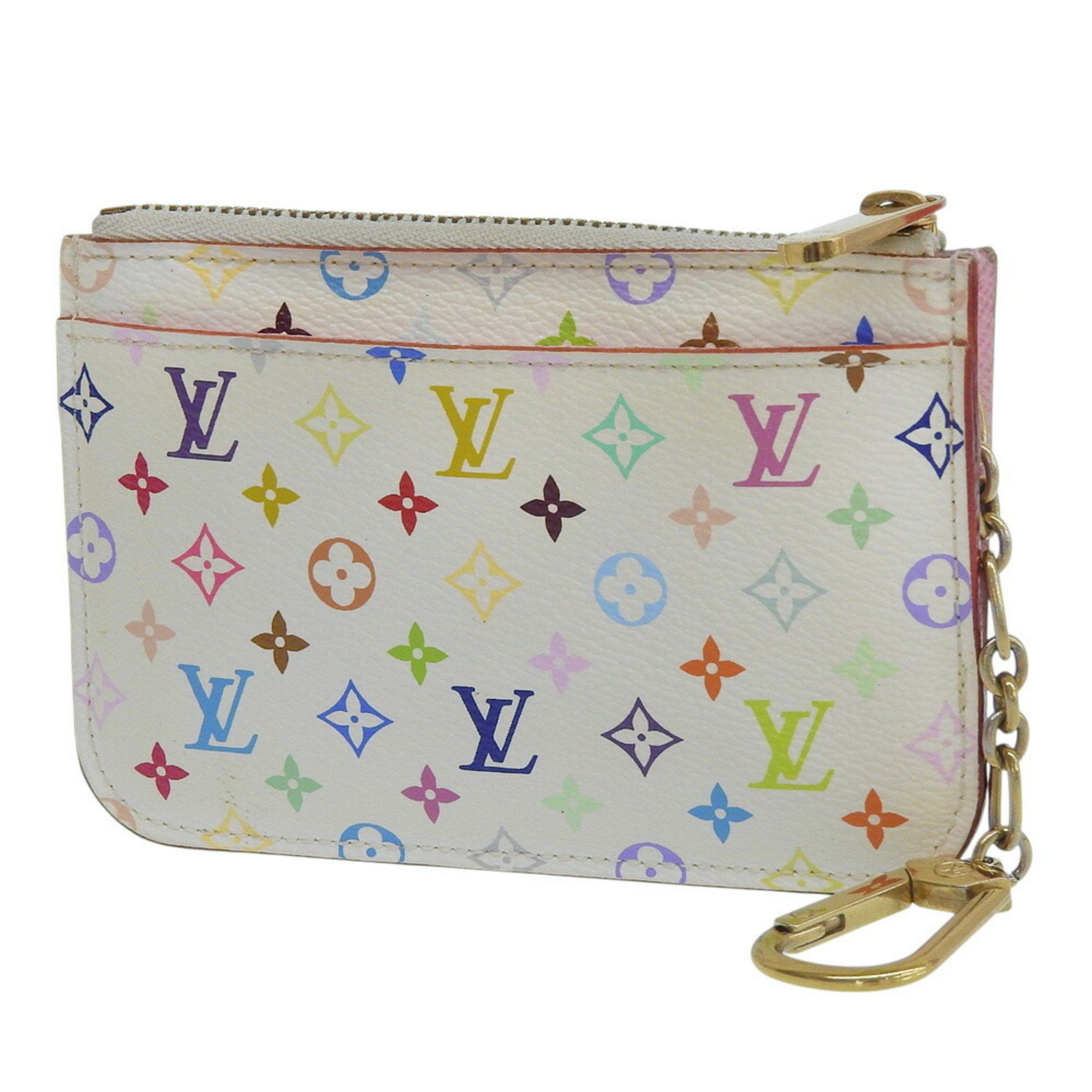 Louis Vuitton Louis Vuitton Monogram Multicolore Pochette Clé M93734 Coin Case, Brown Size ONE SIZE - 2 Thumbnail