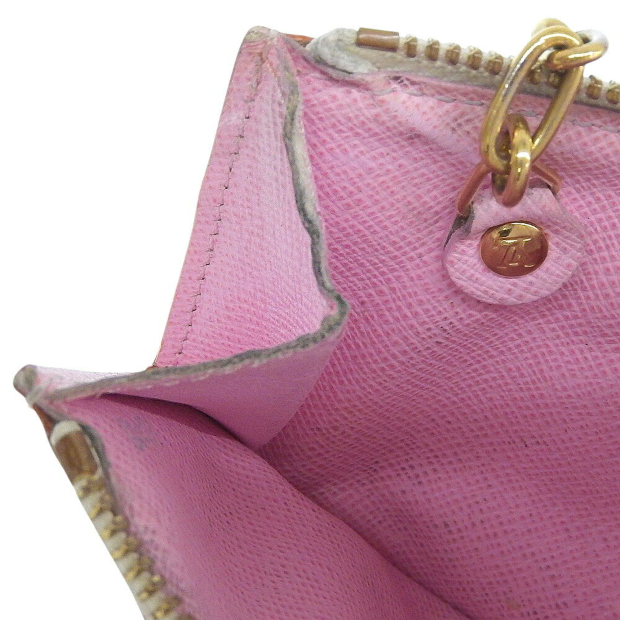 Louis Vuitton Louis Vuitton Monogram Multicolore Pochette Clé M93734 Coin Case, Brown Size ONE SIZE - 4 Thumbnail
