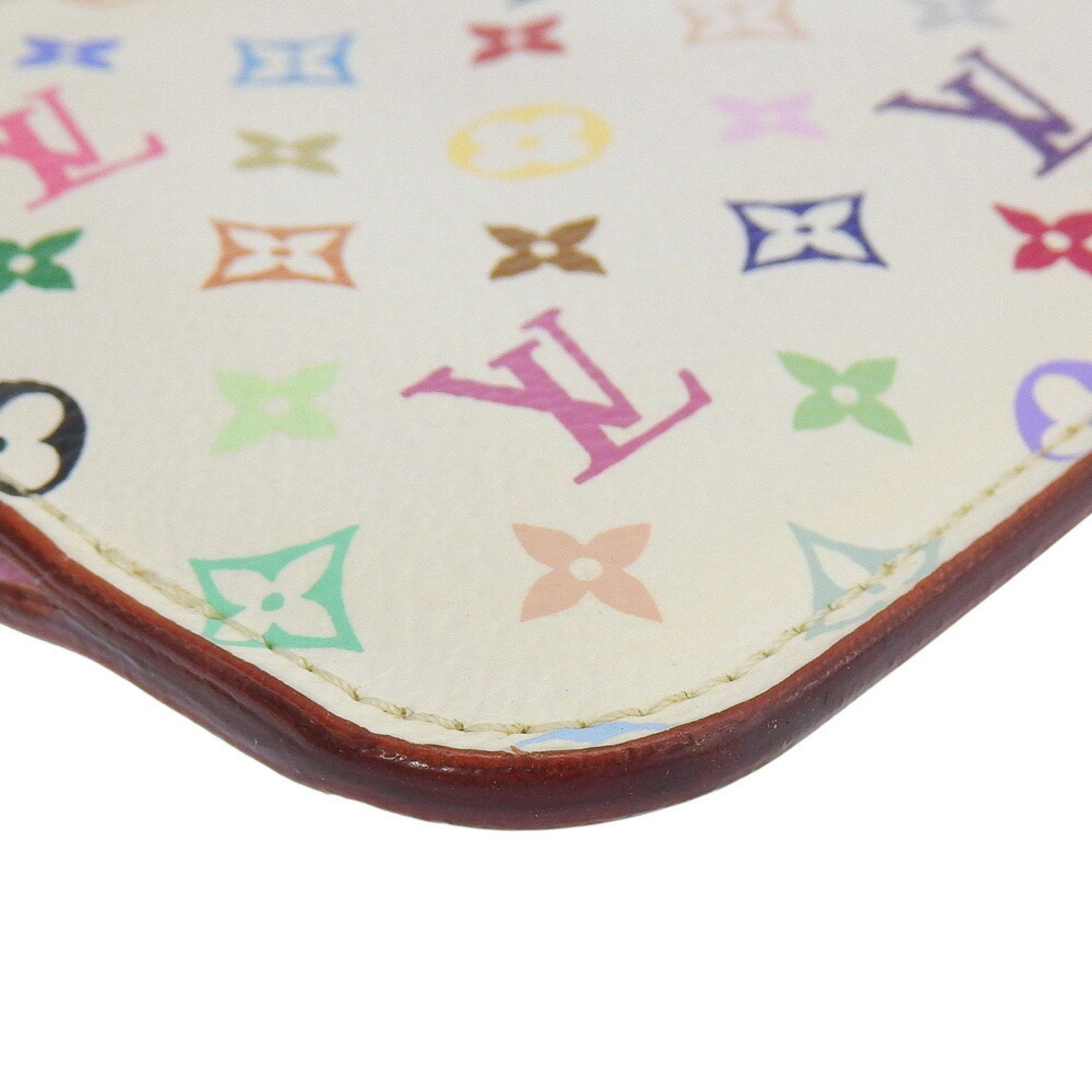 Louis Vuitton Louis Vuitton Monogram Multicolore Pochette Clé M93734 Coin Case, Brown Size ONE SIZE - 5 Thumbnail