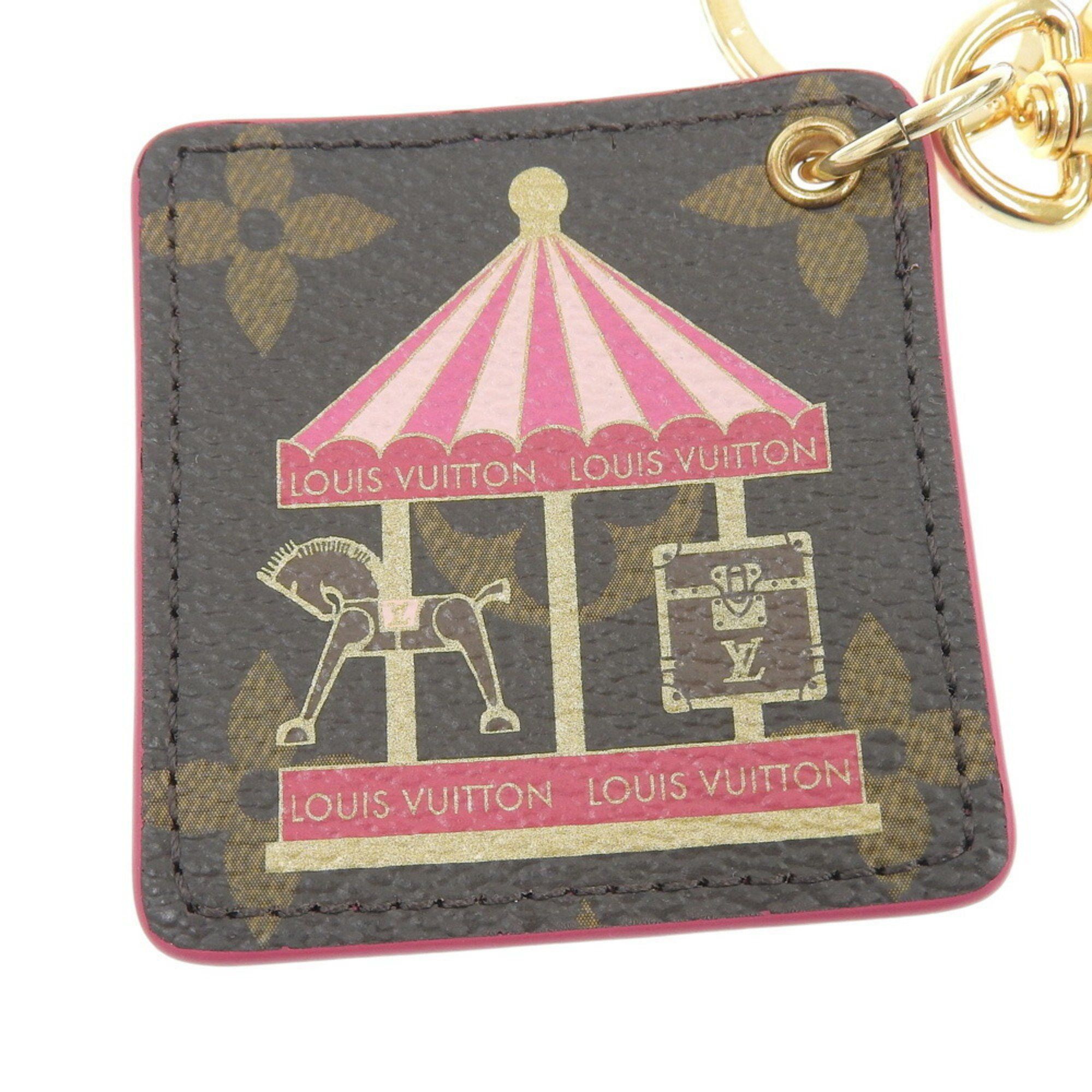 Louis Vuitton Like new Louis Vuitton Monogram Porte-Clés Illustre Carrousel M66942 Key Ring Size ONE SIZE - 4 Thumbnail