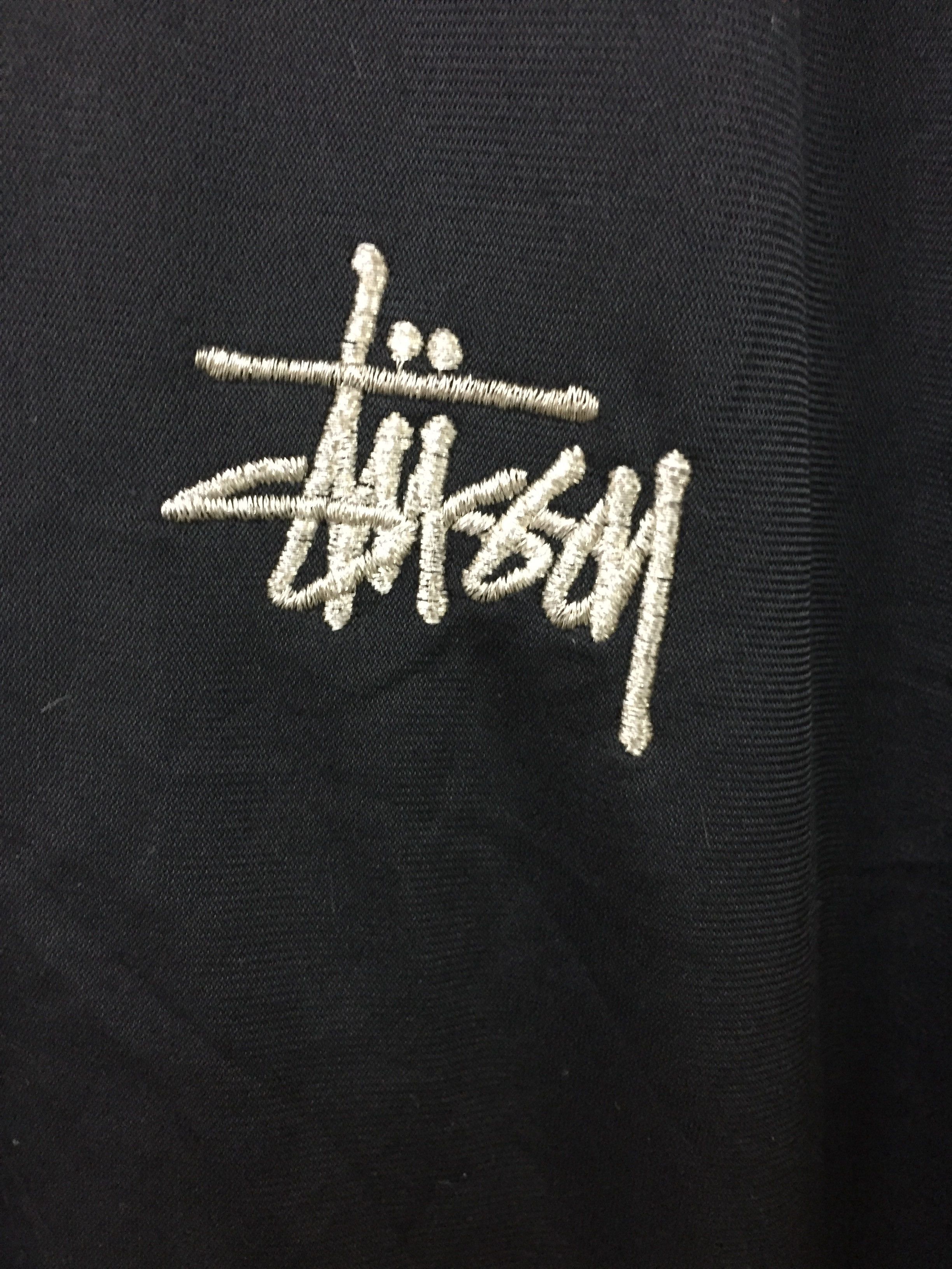 Stussy × Vintage 90's STUSSY side Strips Zipper jacket Size US L / EU 52-54 / 3 - 5 Thumbnail