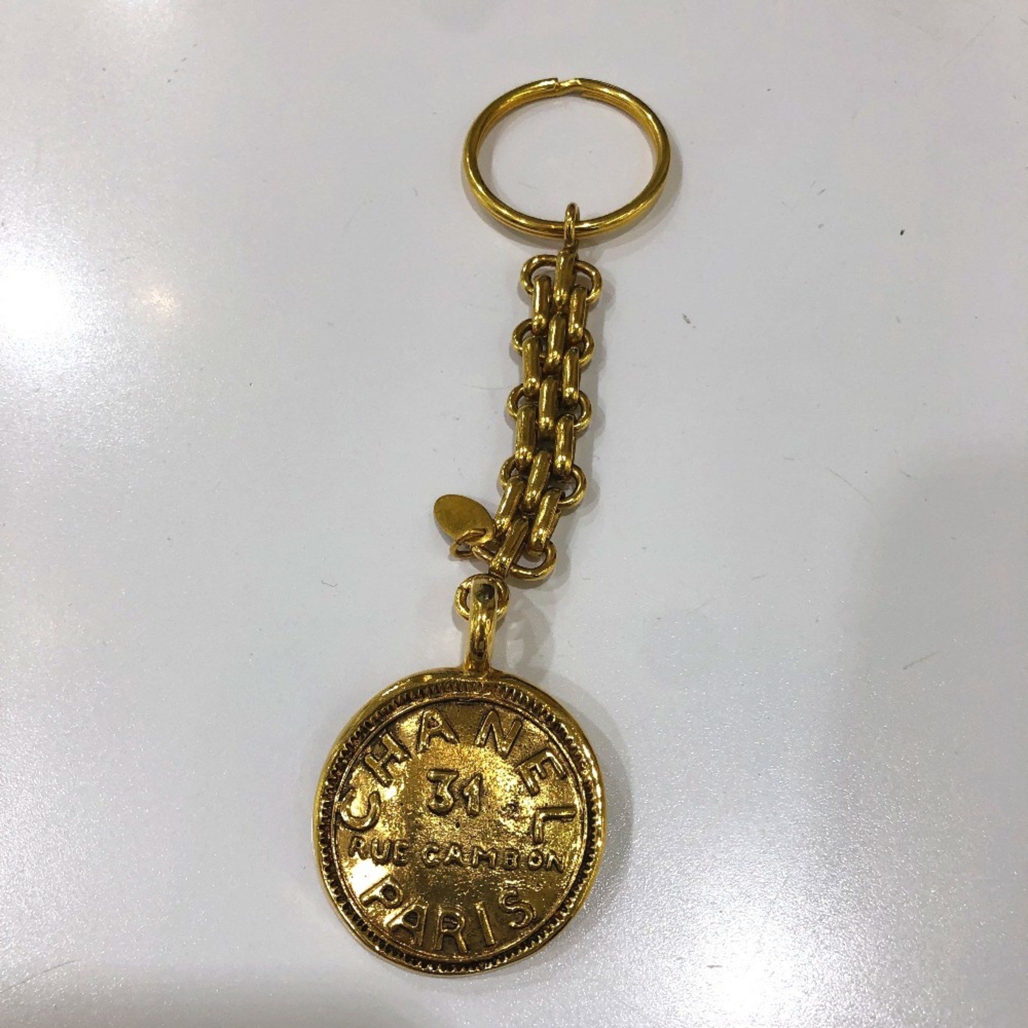 Chanel CHANEL 31 Vintage Rue Cambon Bag Charm Keychain GP Women's Gold Size ONE SIZE - 2 Thumbnail
