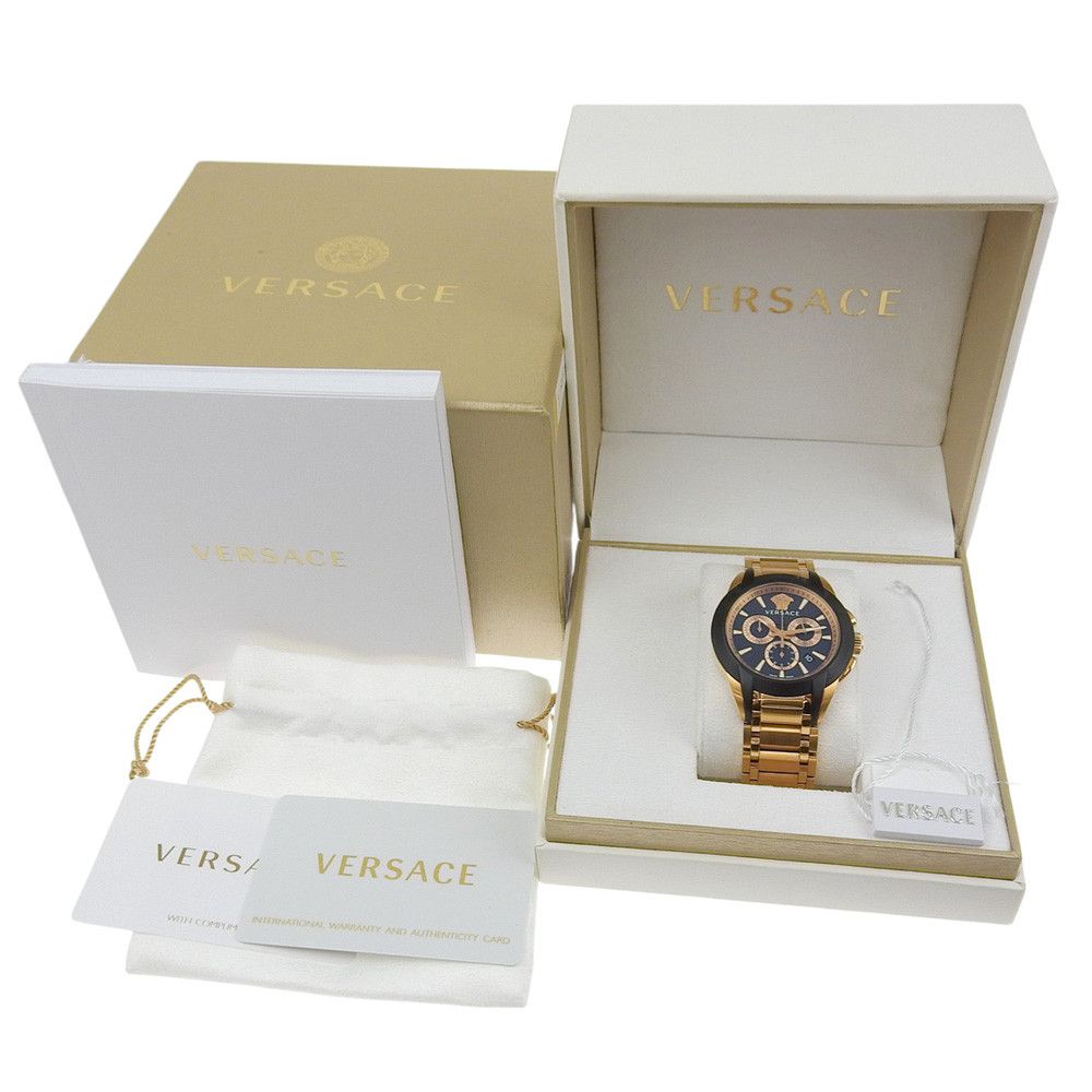 Versace Versace Versace Stainless Steel Chronograph Metal Quartz M8C80D009 S080 DUTY FREE for USA Size ONE SIZE - 9 Thumbnail