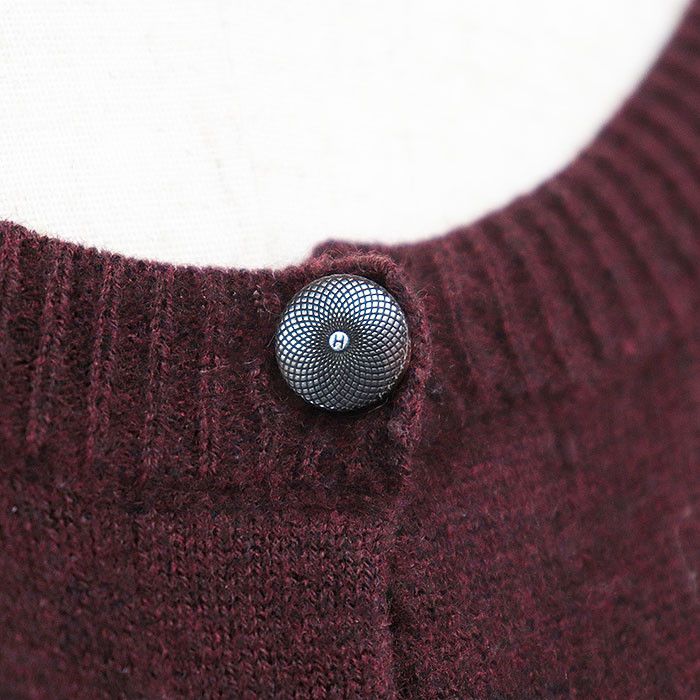 Hermes Hermes Hermes 100% Wool Cardigan Leather Tops DUTY FREE for USA Size ONE SIZE - 3 Thumbnail
