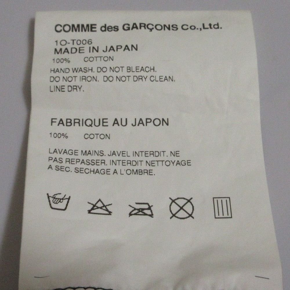 Other Other BLACK COMME des GARCONS Lip Print Cotton T-shirt Cotton T-Shirts DUTY FREE for USA Size ONE SIZE - 9 Thumbnail
