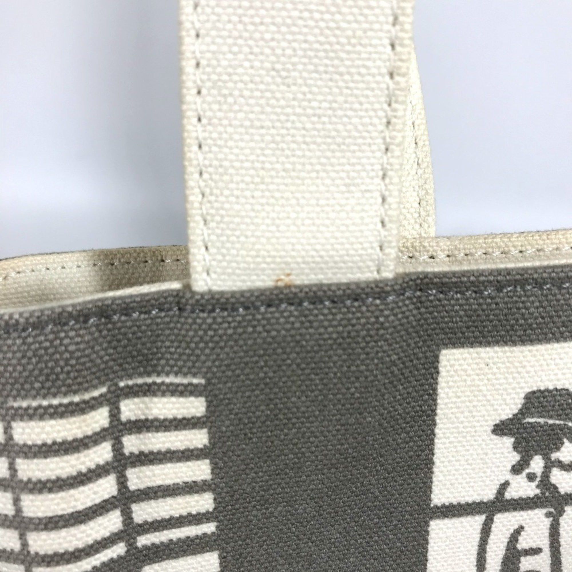 CHANEL Windows Line Handbag, Tote Bag, Shoulder Canvas, Women's