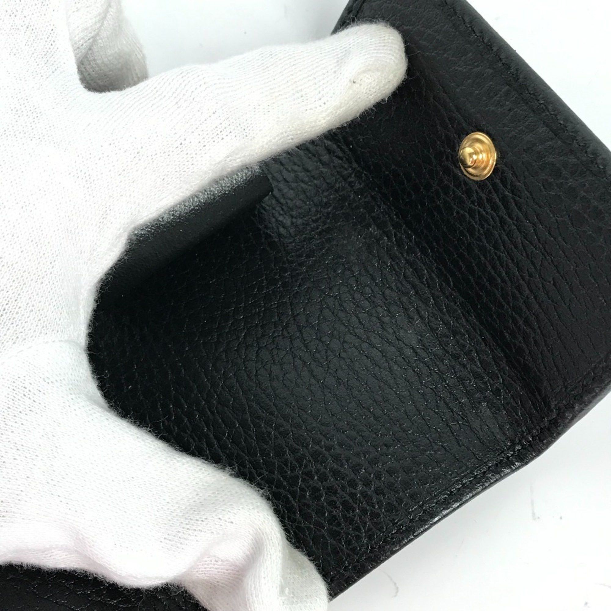 Gucci GUCCI GG Marmont 6-ring key case, black leather, for women, 456118 Size ONE SIZE - 7 Thumbnail