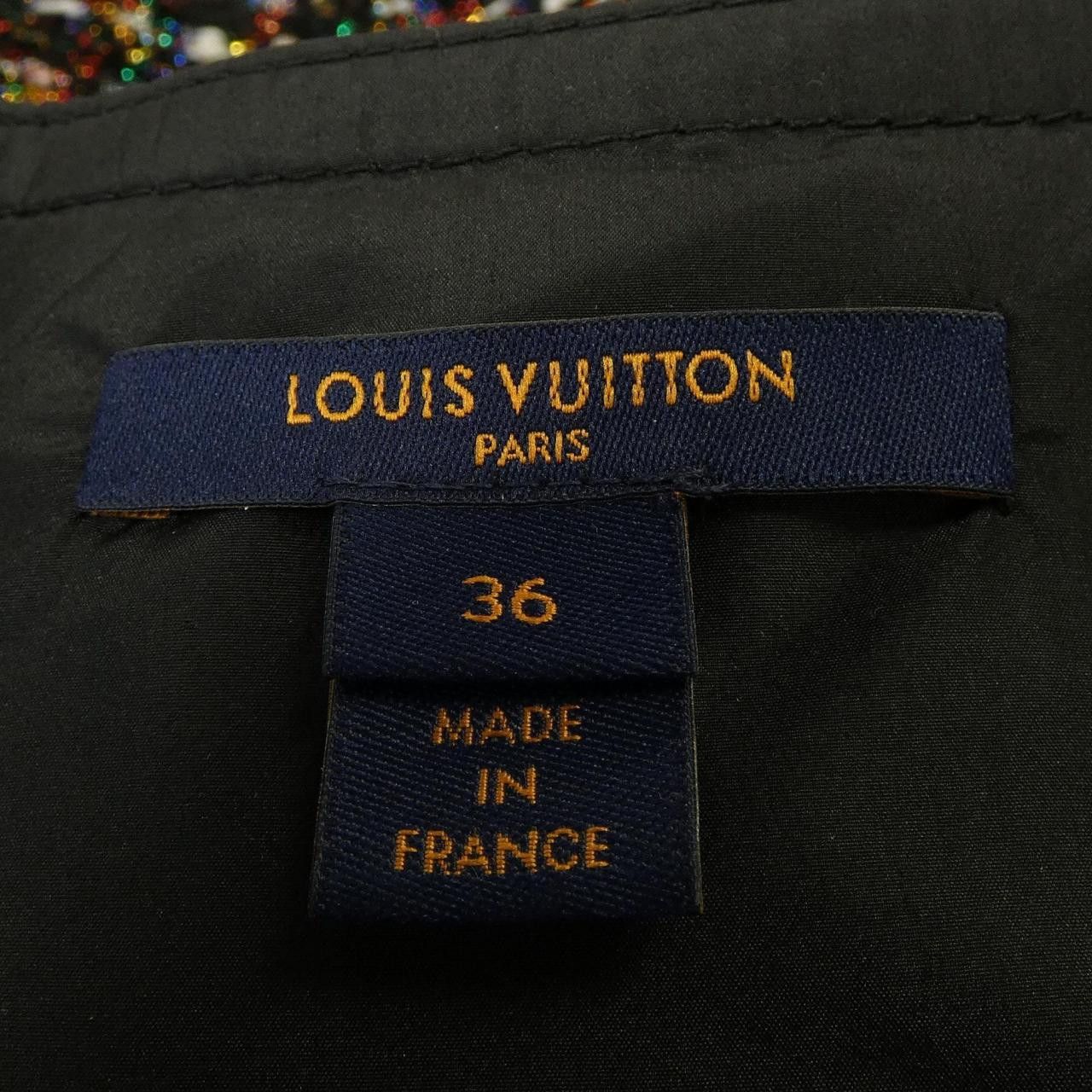 Louis Vuitton Louis Vuitton Louis Vuitton FHR054R0T Dress Cotton Dresses FHR054R0T DUTY FREE for USA Size ONE SIZE - 4 Thumbnail