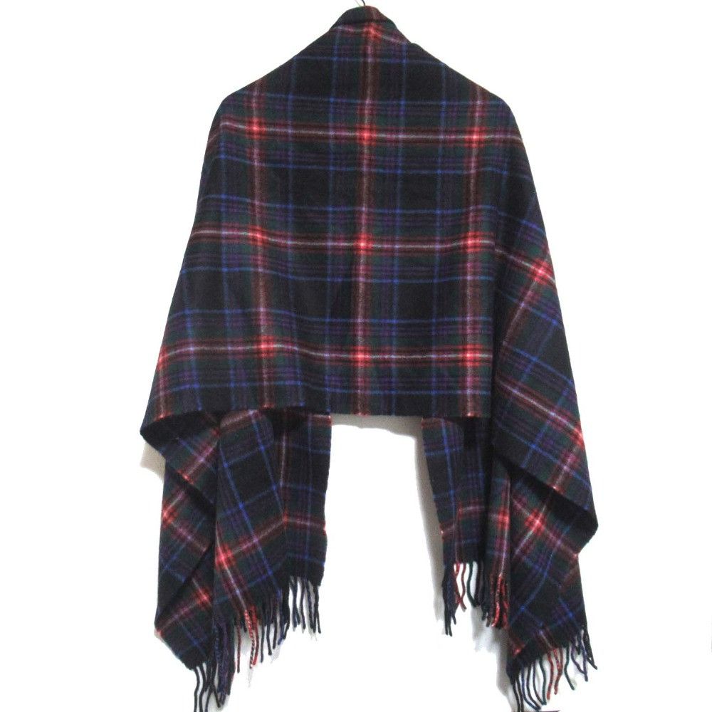 Other Other Begg & Co Wool Angora Check Fringe Scarf Others Scarf DUTY FREE for USA Size ONE SIZE - 3 Thumbnail