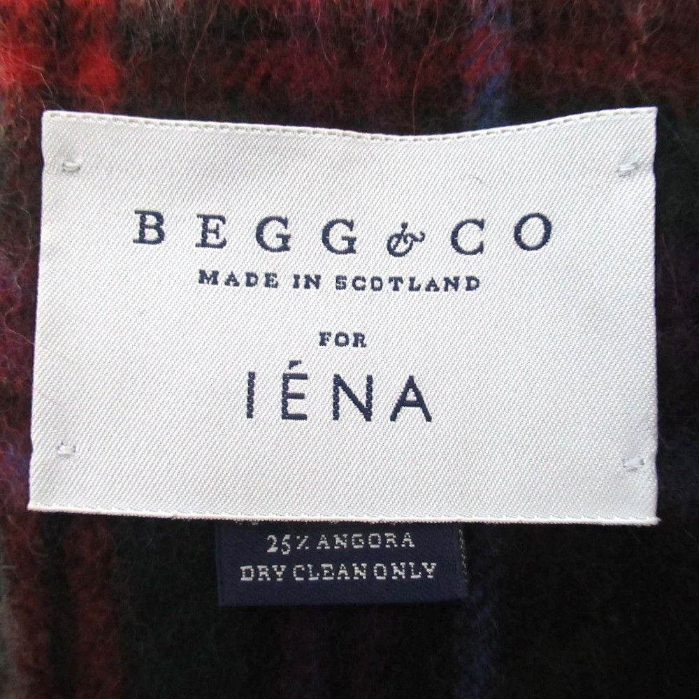 Other Other Begg & Co Wool Angora Check Fringe Scarf Others Scarf DUTY FREE for USA Size ONE SIZE - 5 Thumbnail