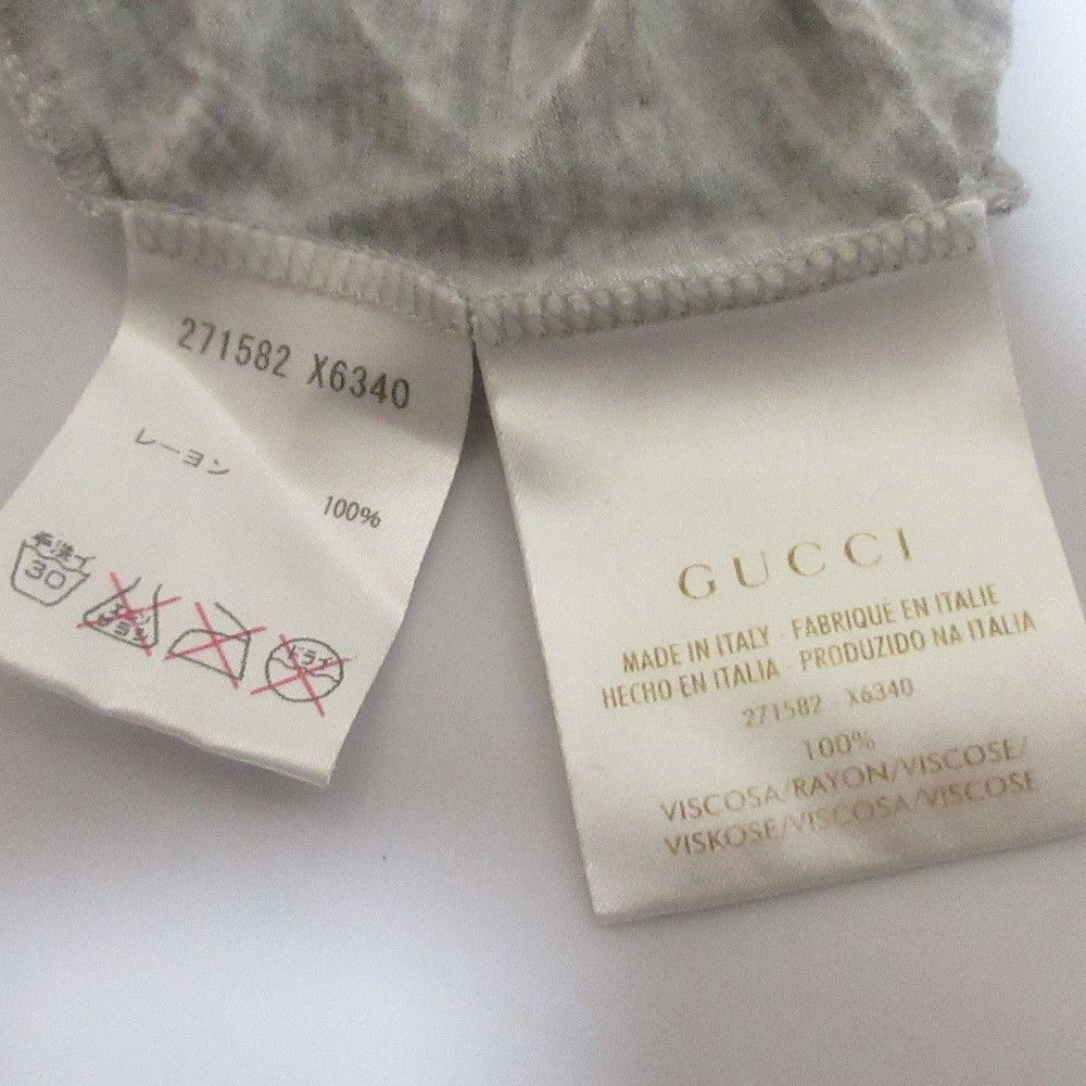 Gucci Gucci Gucci Script Logo T-shirt Cotton T-Shirts DUTY FREE for USA Size ONE SIZE - 5 Thumbnail