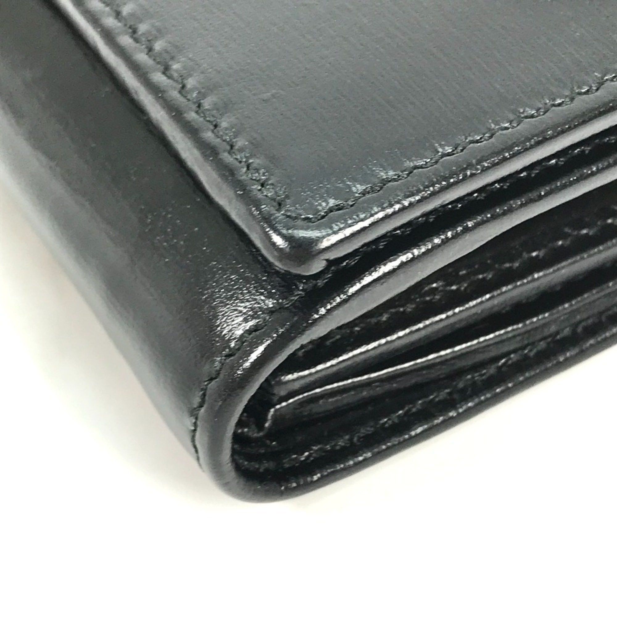 Gucci GUCCI 621891 Compact Horsebit Medium Wallet, Bifold Leather, Women's, Black Size ONE SIZE - 12 Thumbnail