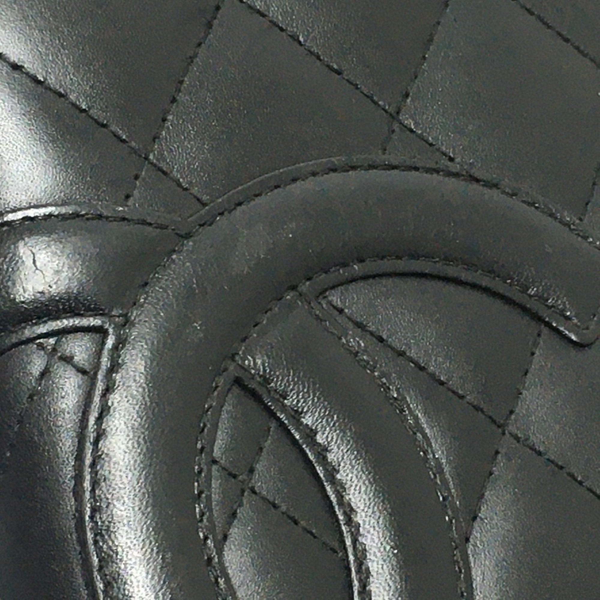 Chanel CHANEL Cambon Line Organizer Round Zipper Long Wallet, Calf Leather, Women's, Black/Pink, A26710 Size ONE SIZE - 3 Thumbnail
