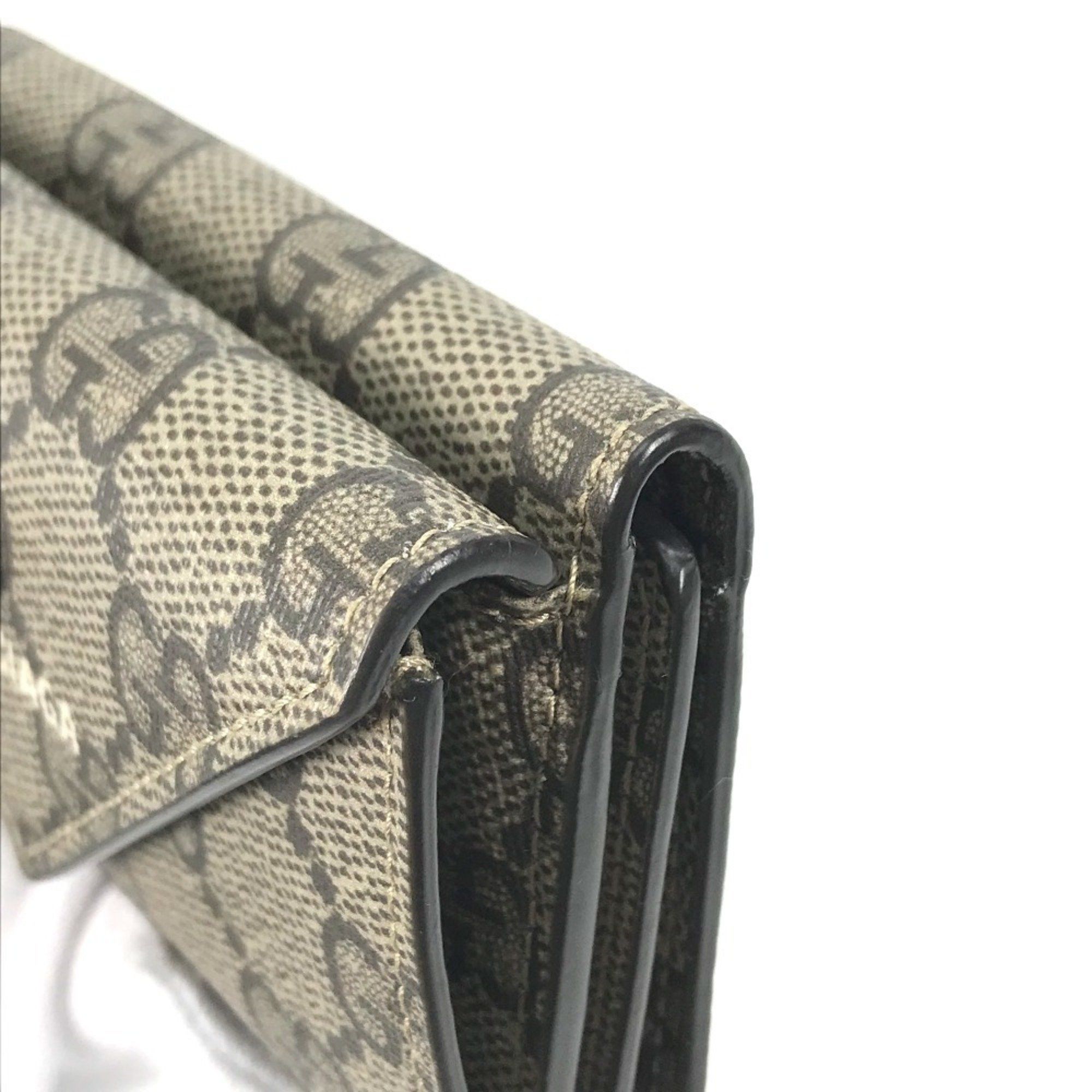 Gucci GUCCI 681704 BALENCIAGA Paper Mini The Hacker Project Tri-fold Wallet in GG Supreme Canvas, Unisex, Beige Size ONE SIZE - 7 Thumbnail