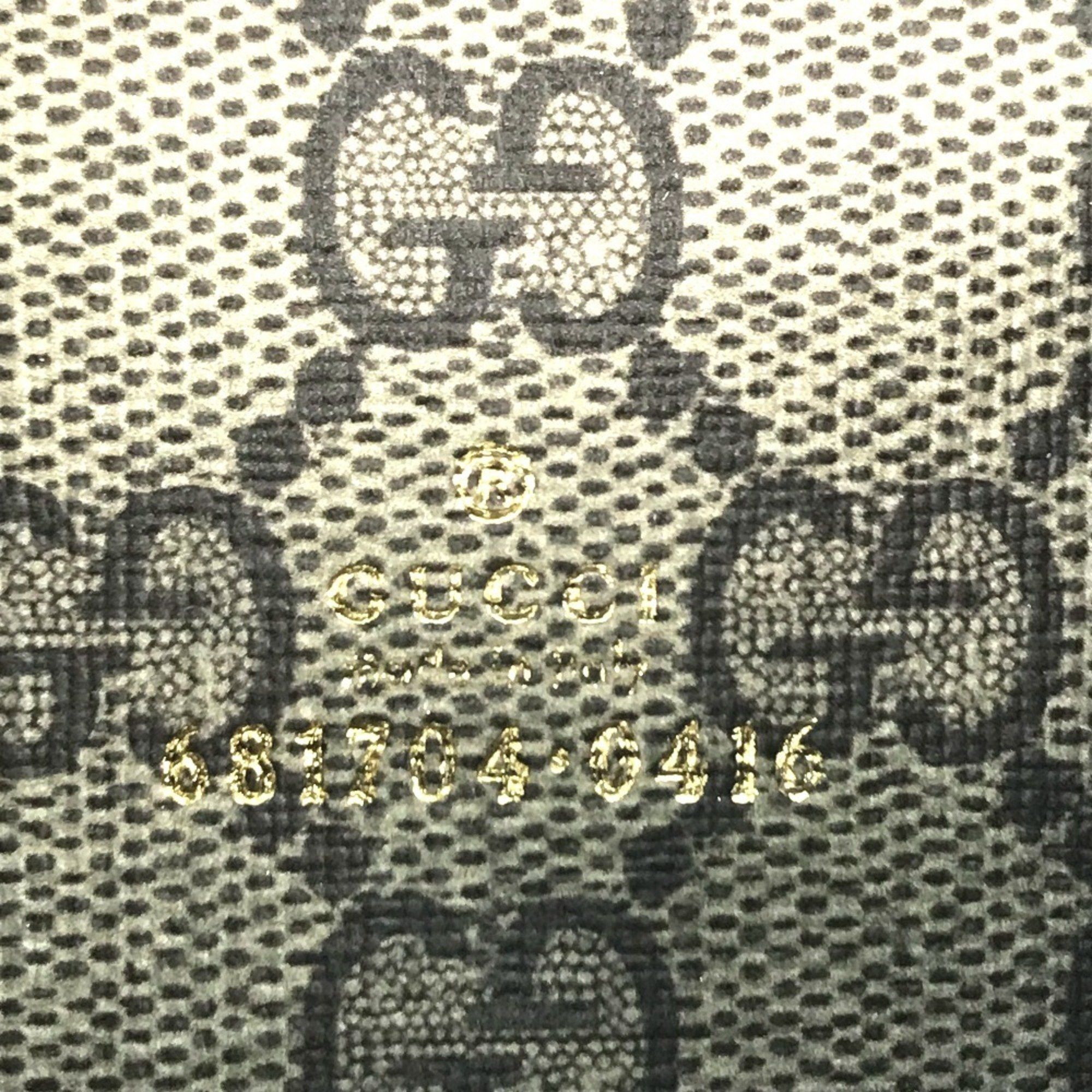 Gucci GUCCI 681704 BALENCIAGA Paper Mini The Hacker Project Tri-fold Wallet in GG Supreme Canvas, Unisex, Beige Size ONE SIZE - 16 Thumbnail