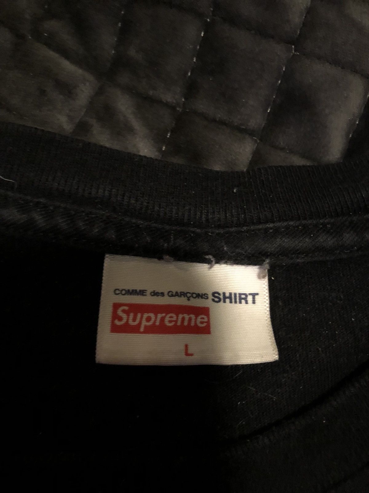 Comme des Garcons PLAY × Supreme Supreme CDG box logo t-shirt Black Size US L / EU 52-54 / 3 - 2 Thumbnail