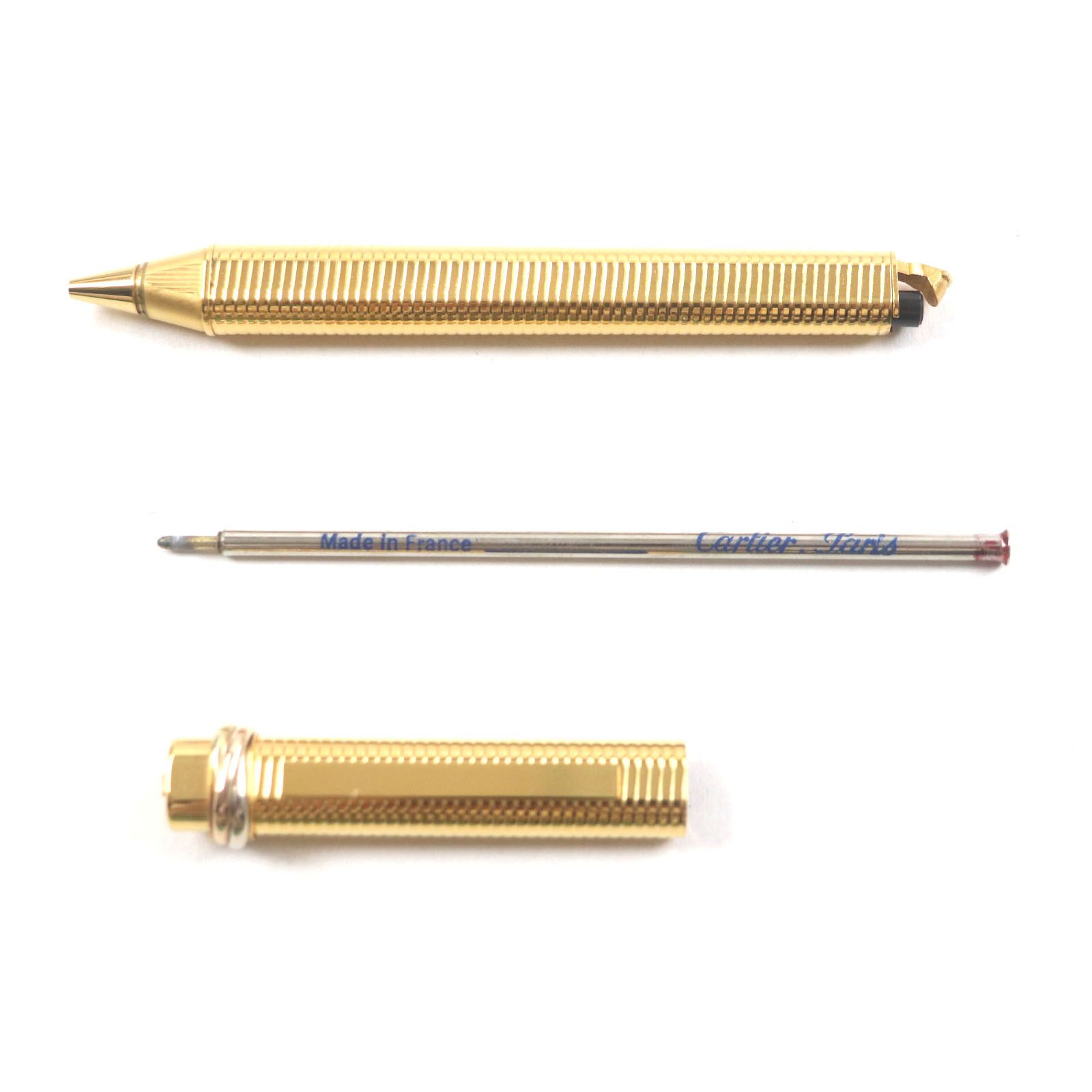 Cartier Cartier Cartier Trinity Border Pattern Ballpoint Pen Metal Pen DUTY FREE for USA Size ONE SIZE - 4 Thumbnail