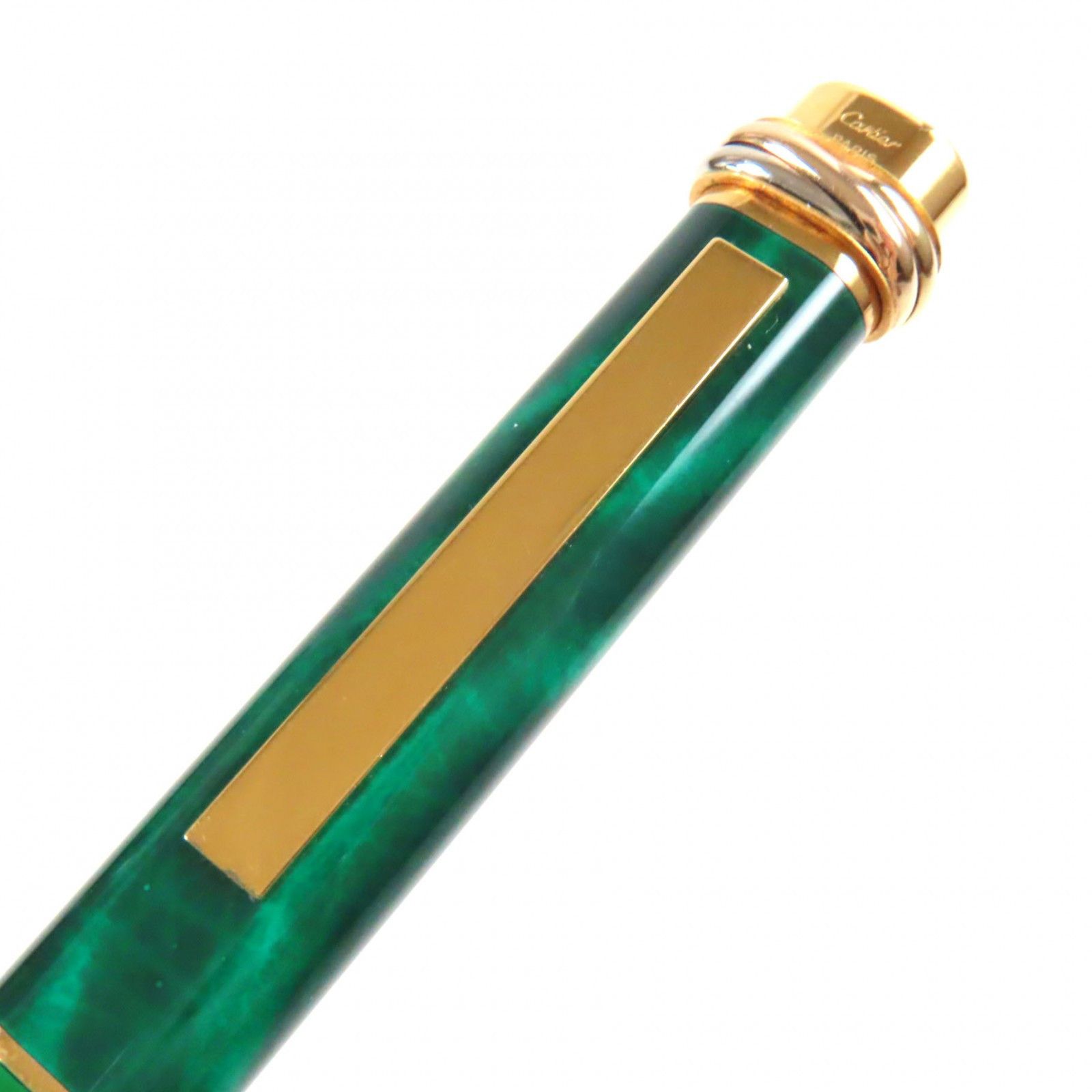 Cartier Cartier Cartier Trinity de Cartier Malachite Ballpoint Pen Metal Pen DUTY FREE for USA Size ONE SIZE - 5 Thumbnail