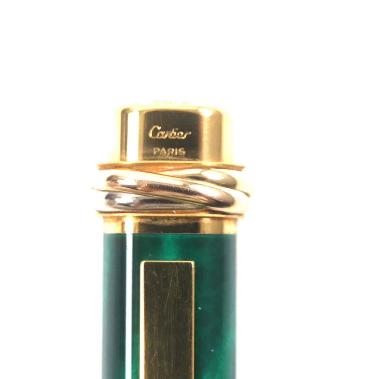Cartier Cartier Cartier Trinity de Cartier Malachite Ballpoint Pen Metal Pen DUTY FREE for USA Size ONE SIZE - 6 Thumbnail