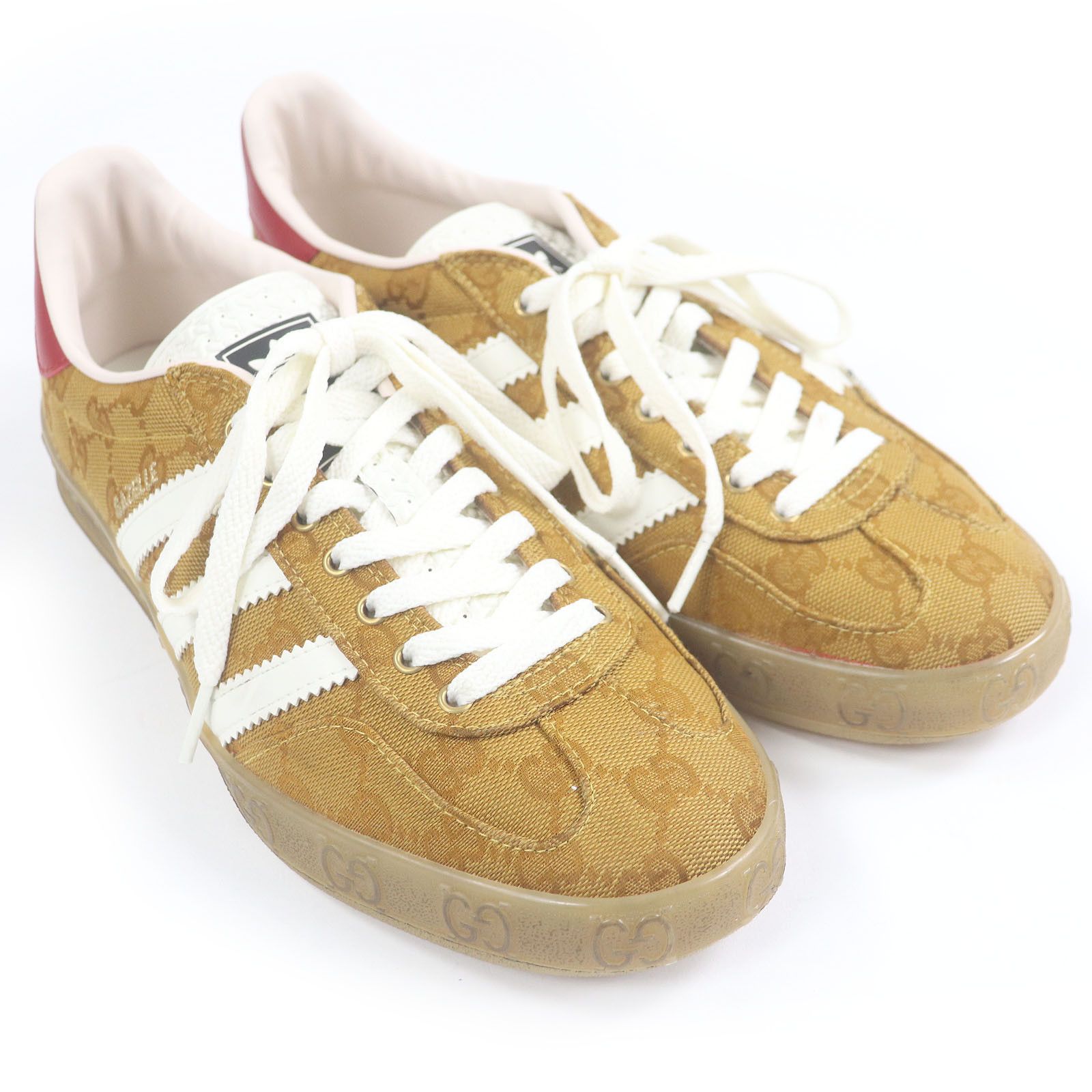 Gucci Gucci Gucci×adidas GAZELLE GG canvas Low Cut Sneakers Canvas Shoes DUTY FREE for USA Size ONE SIZE - 2 Thumbnail