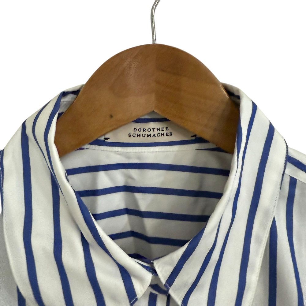 Other Other Dorothee Schumacher Stripe Blouse Cotton Tops DUTY FREE for USA Size ONE SIZE - 4 Thumbnail