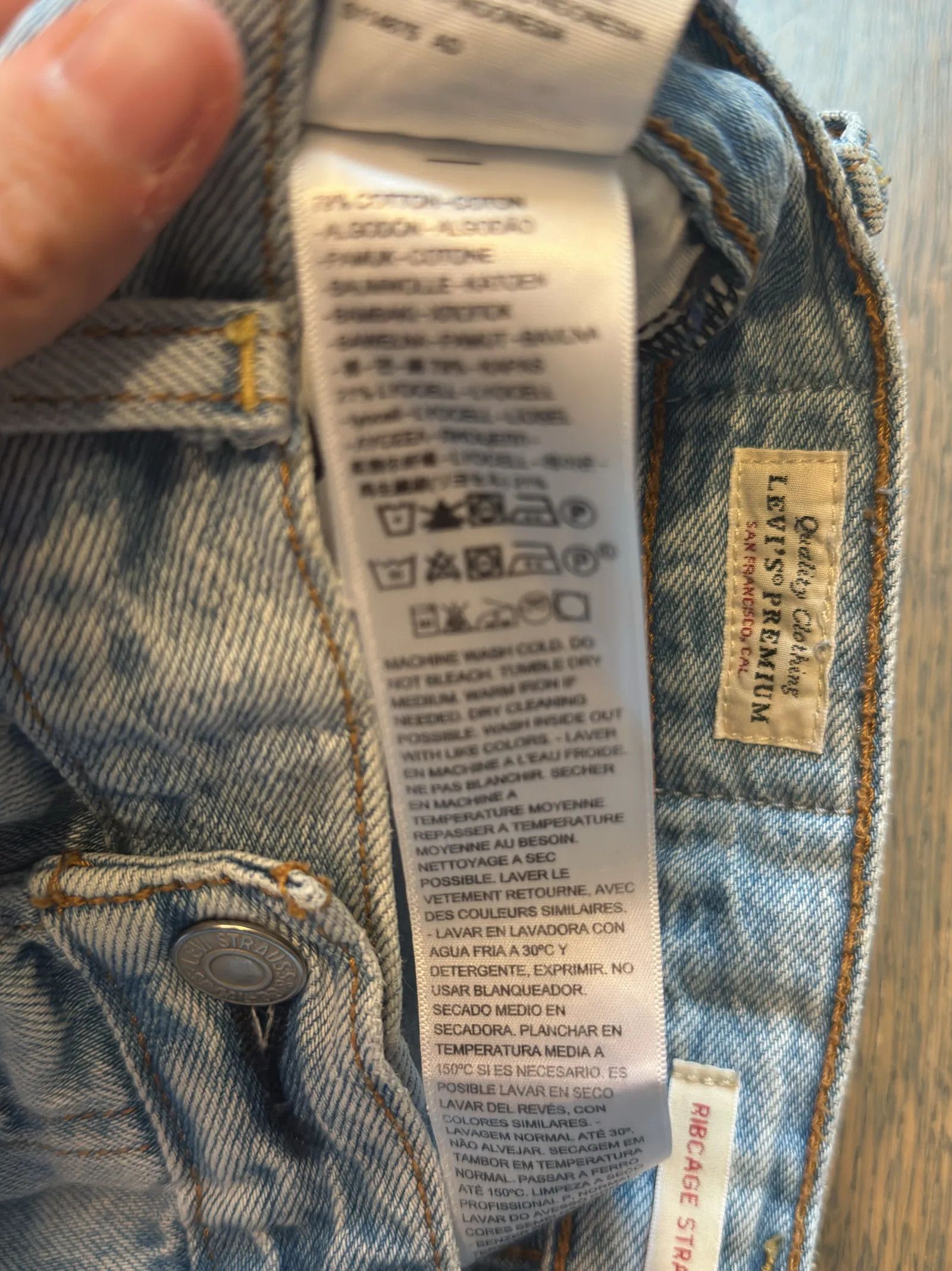 Levi's Levi's Ribcage straight ankle Jeans Size 26" / US 2 / IT 38 - 3 Thumbnail