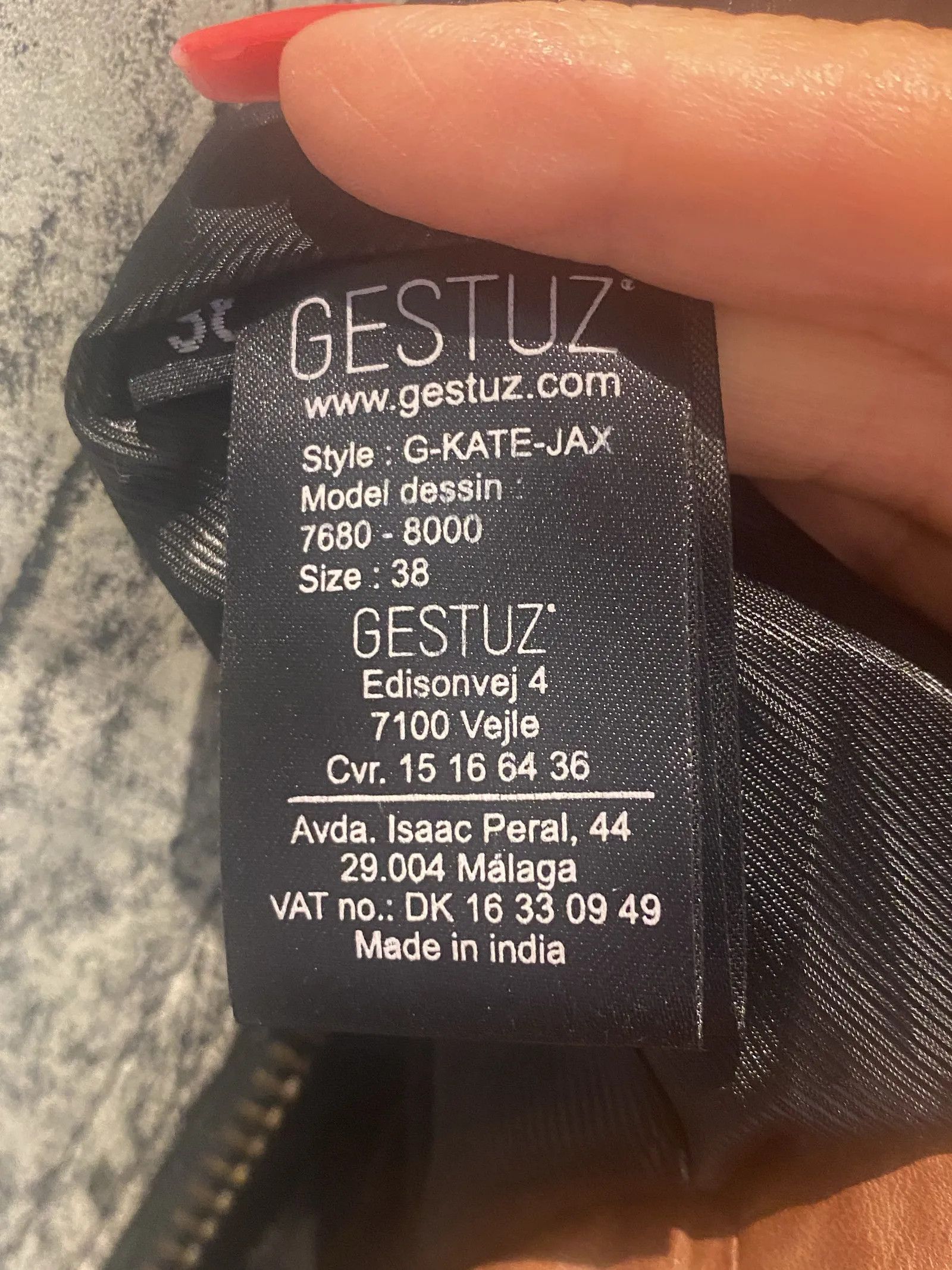 Gestuz Gestuz Leather Jacket Size S / US 4 / IT 40 - 3 Thumbnail