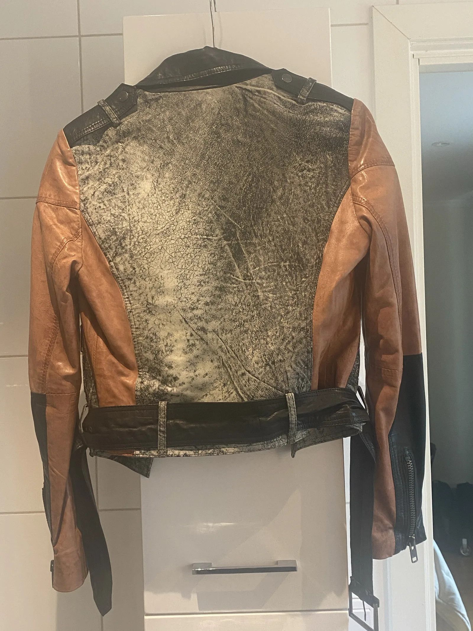 Gestuz Gestuz Leather Jacket Size S / US 4 / IT 40 - 4 Thumbnail