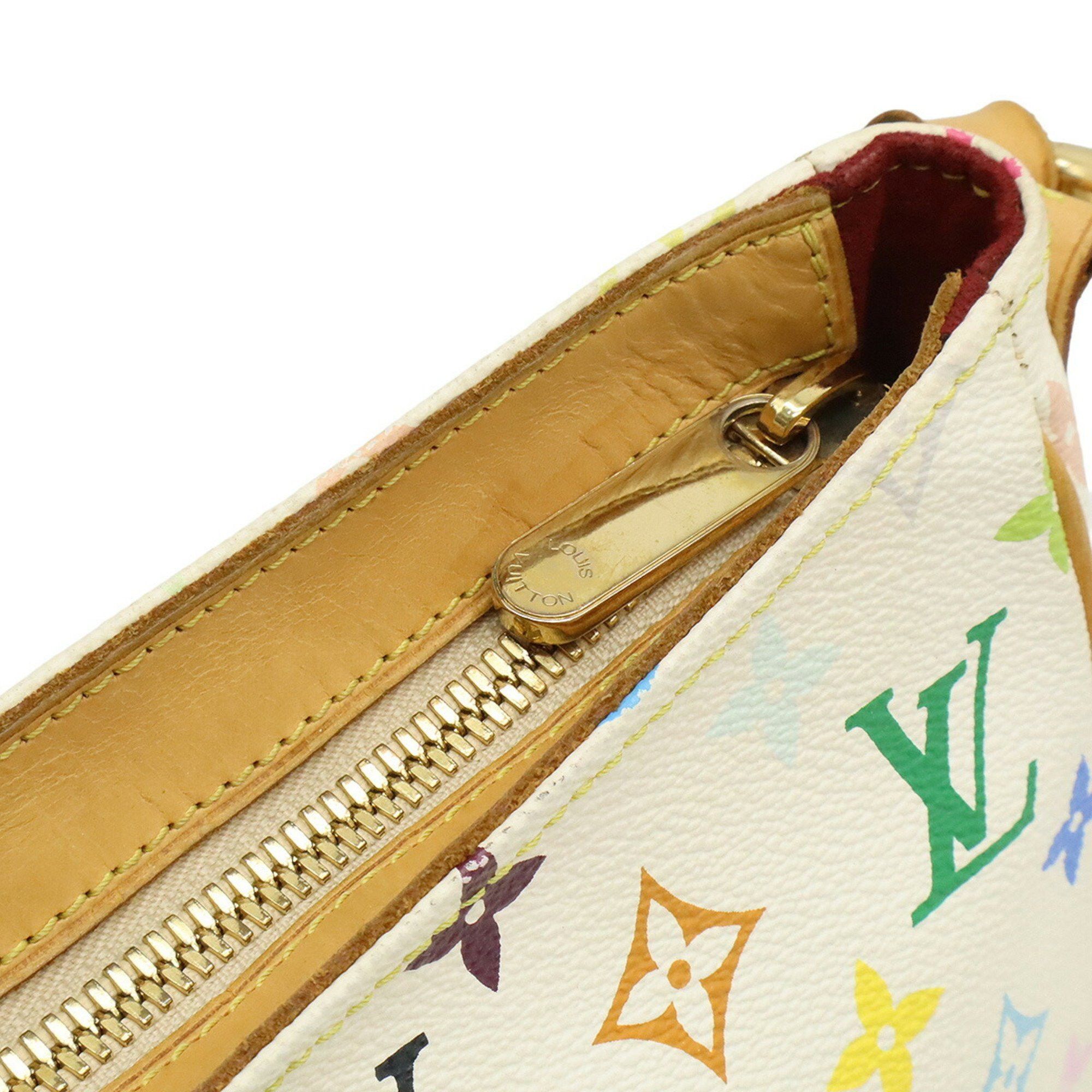Louis Vuitton LOUIS VUITTON Monogram Multicolore Lodge GM Shoulder Bag in Bron White, M40051 Size ONE SIZE - 7 Thumbnail