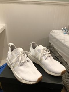 Nmd r1 cheap primeknit white gum