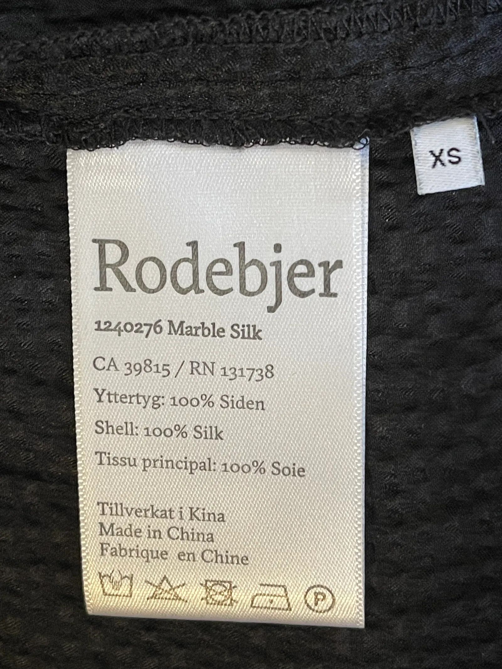 Rodebjer Rodebjer Marble Silk Blouse Size XS / US 0-2 / IT 36-38 - 3 Thumbnail