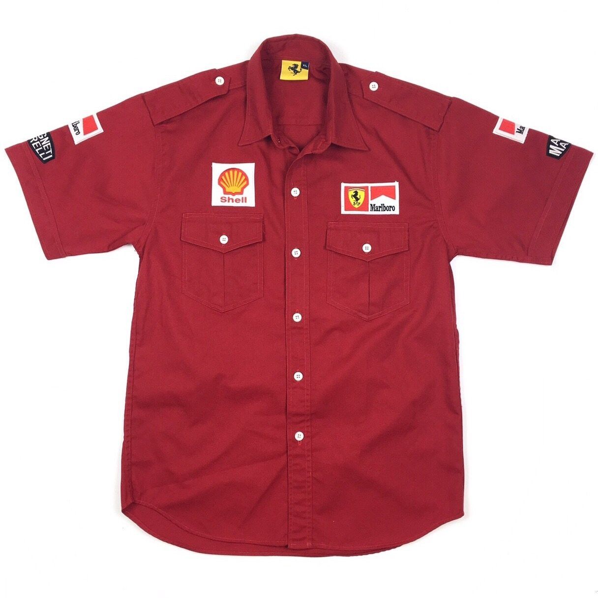 Ferrari × Marlboro × Tommy Hilfiger Rare Tommy Hilfiger x Ferrari x Marlboro Shirt Size US XL / EU 56 / 4 - 1 Thumbnail