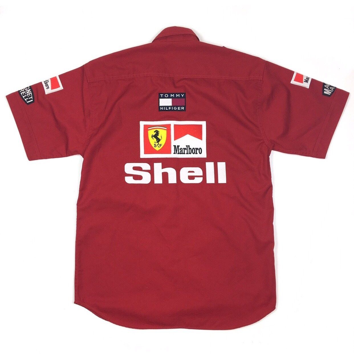 Ferrari × Marlboro × Tommy Hilfiger Rare Tommy Hilfiger x Ferrari x Marlboro Shirt Size US XL / EU 56 / 4 - 2 Thumbnail