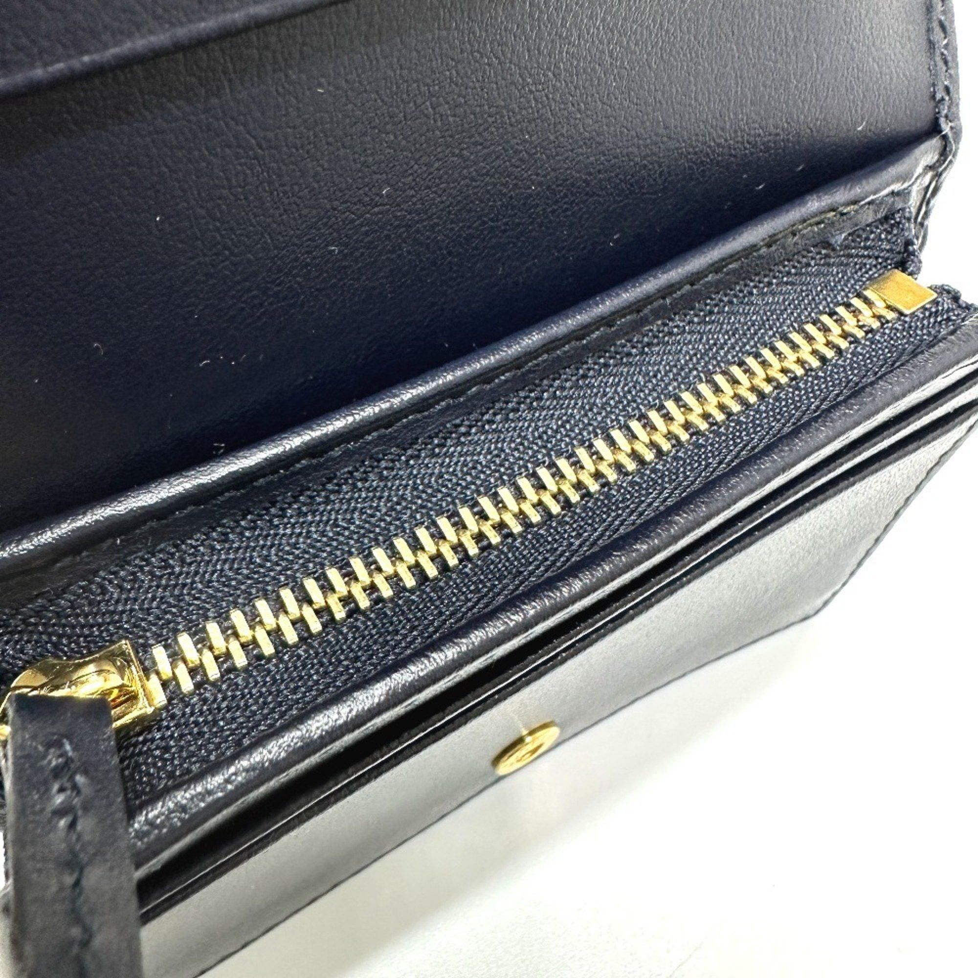 Gucci GUCCI Horsebit Compact Wallet 621887, Tri-fold Canvas/Leather, Women's, Beige Size ONE SIZE - 10 Thumbnail