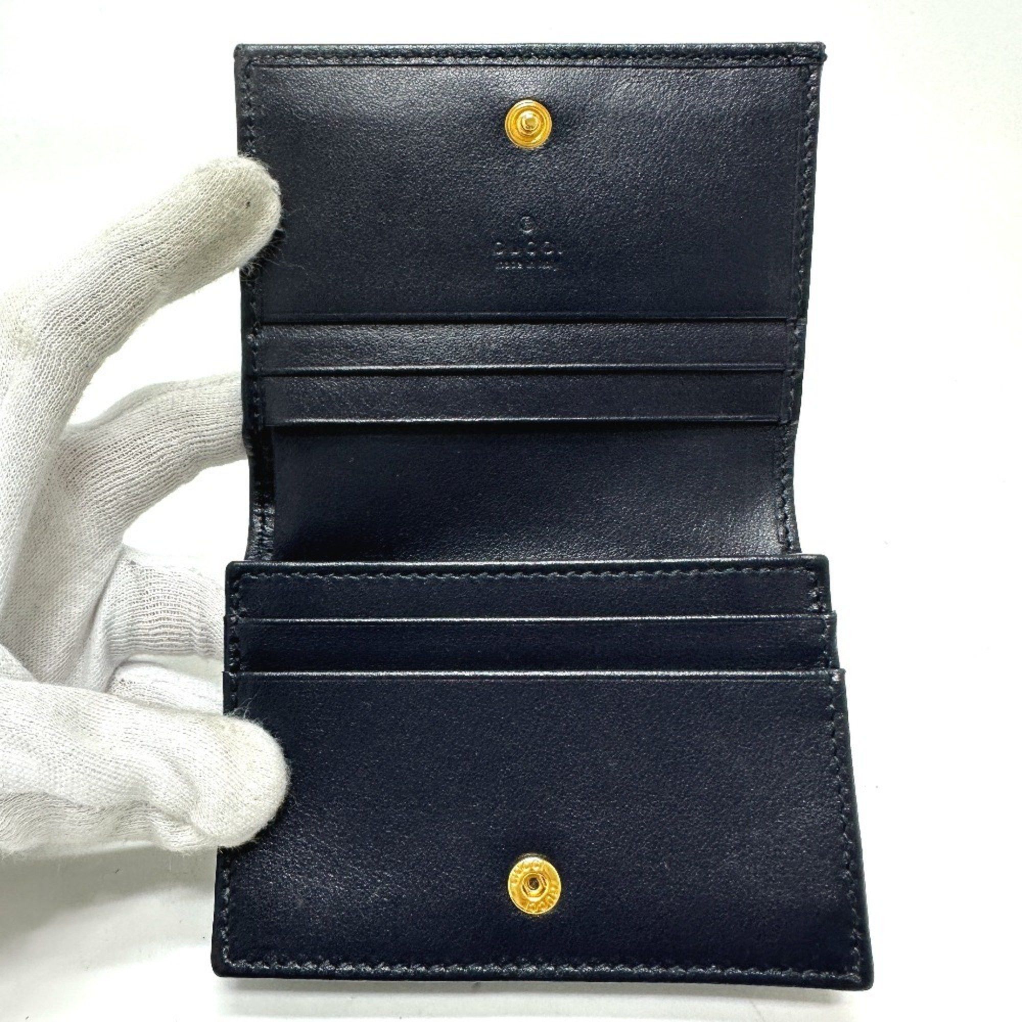 Gucci GUCCI Horsebit Compact Wallet 621887, Tri-fold Canvas/Leather, Women's, Beige Size ONE SIZE - 9 Thumbnail