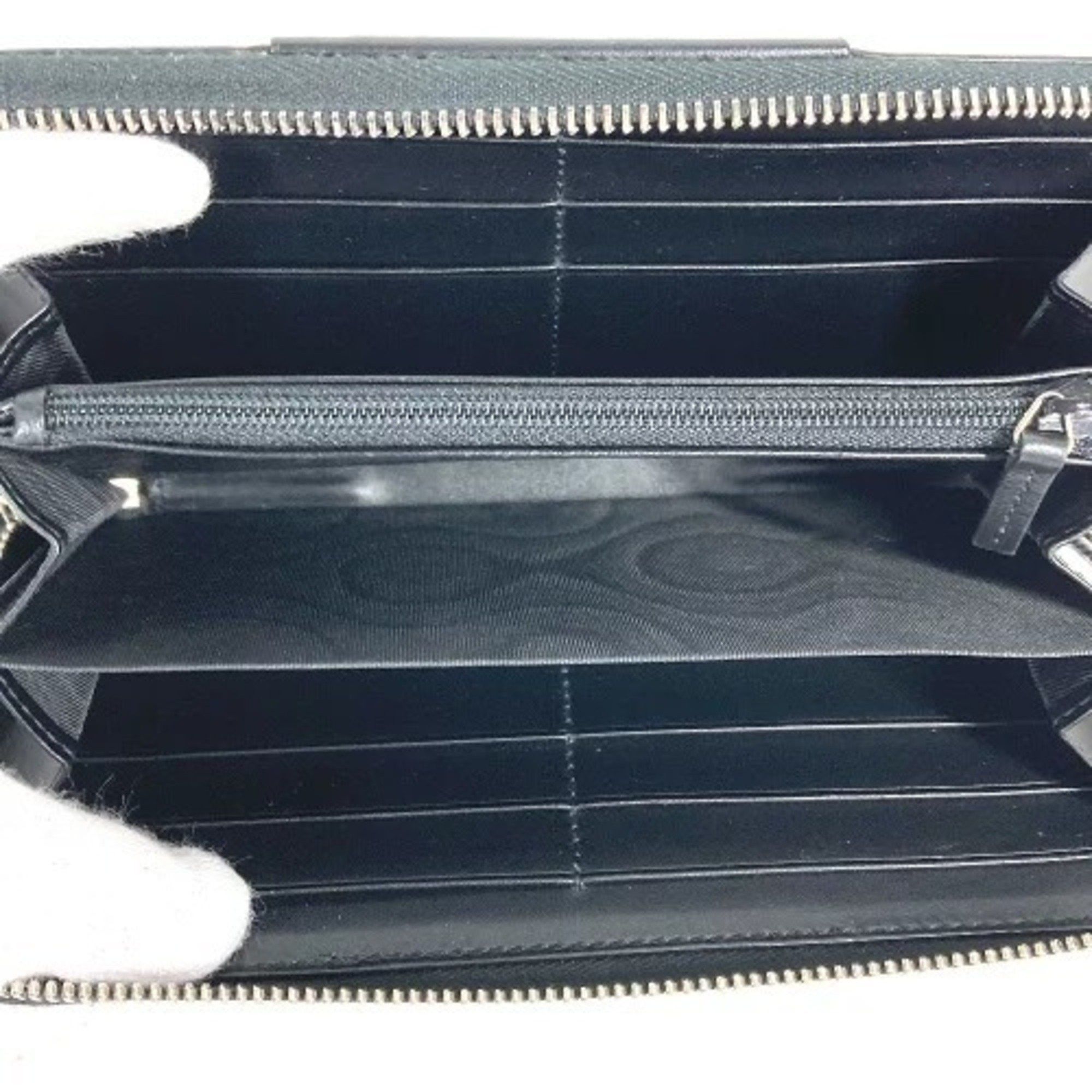 Gucci GUCCI 451249 GG Supreme Round Zip Long Wallet in PVC/Leather, Beige Size ONE SIZE - 9 Thumbnail