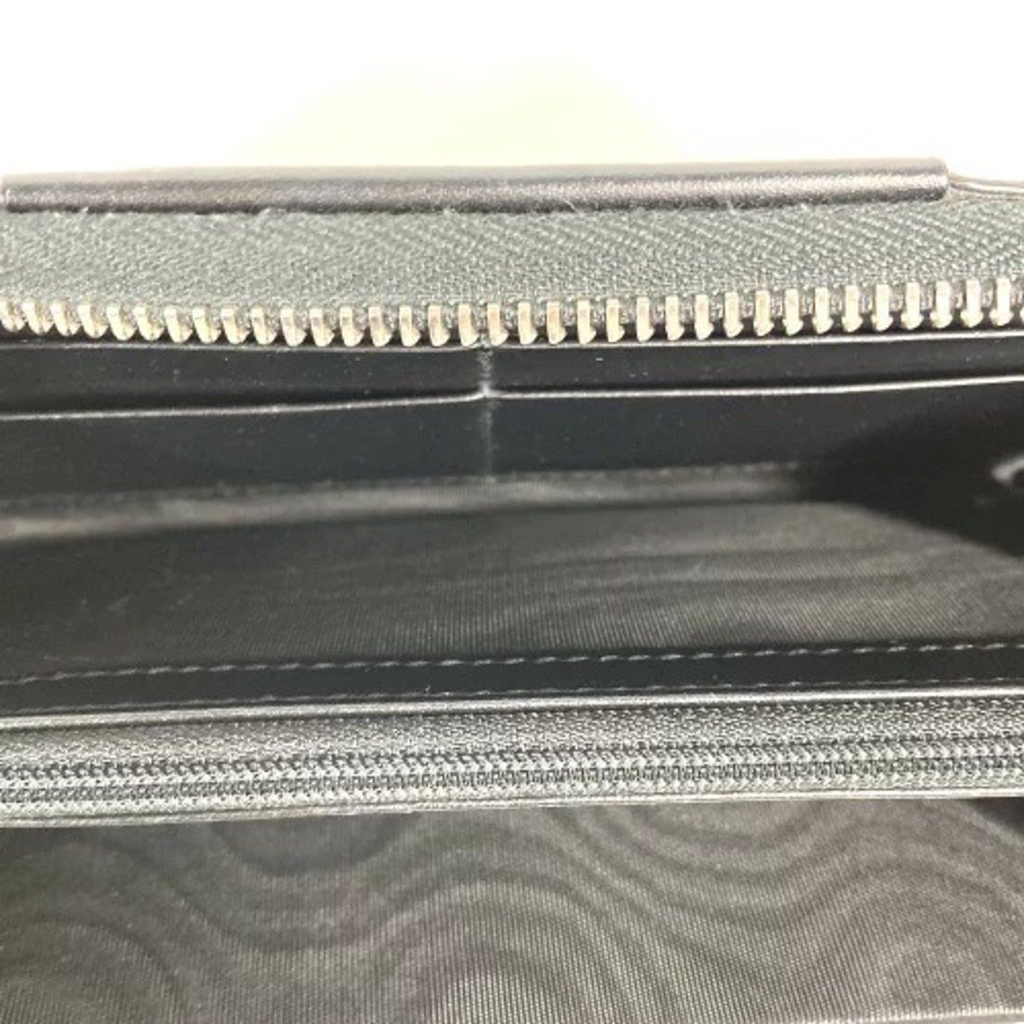 Gucci GUCCI 451249 GG Supreme Round Zip Long Wallet in PVC/Leather, Beige Size ONE SIZE - 11 Thumbnail