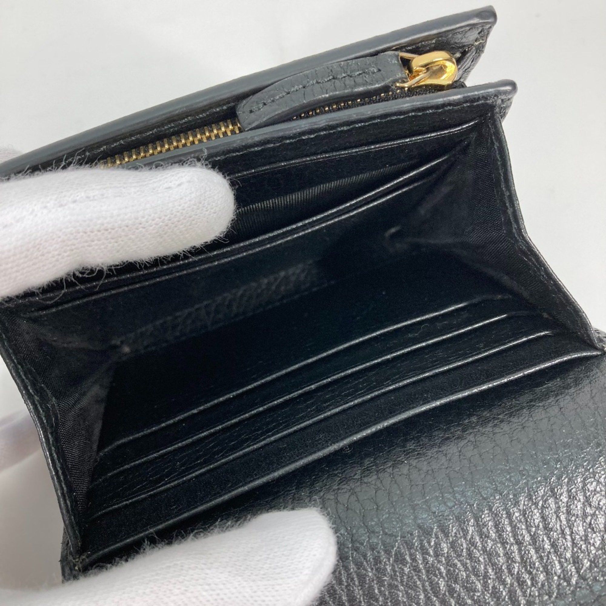 Gucci GUCCI GG Supreme Marmont Compact Wallet (598587), Bi-fold Leather/PVC, Women's, Beige Size ONE SIZE - 10 Thumbnail
