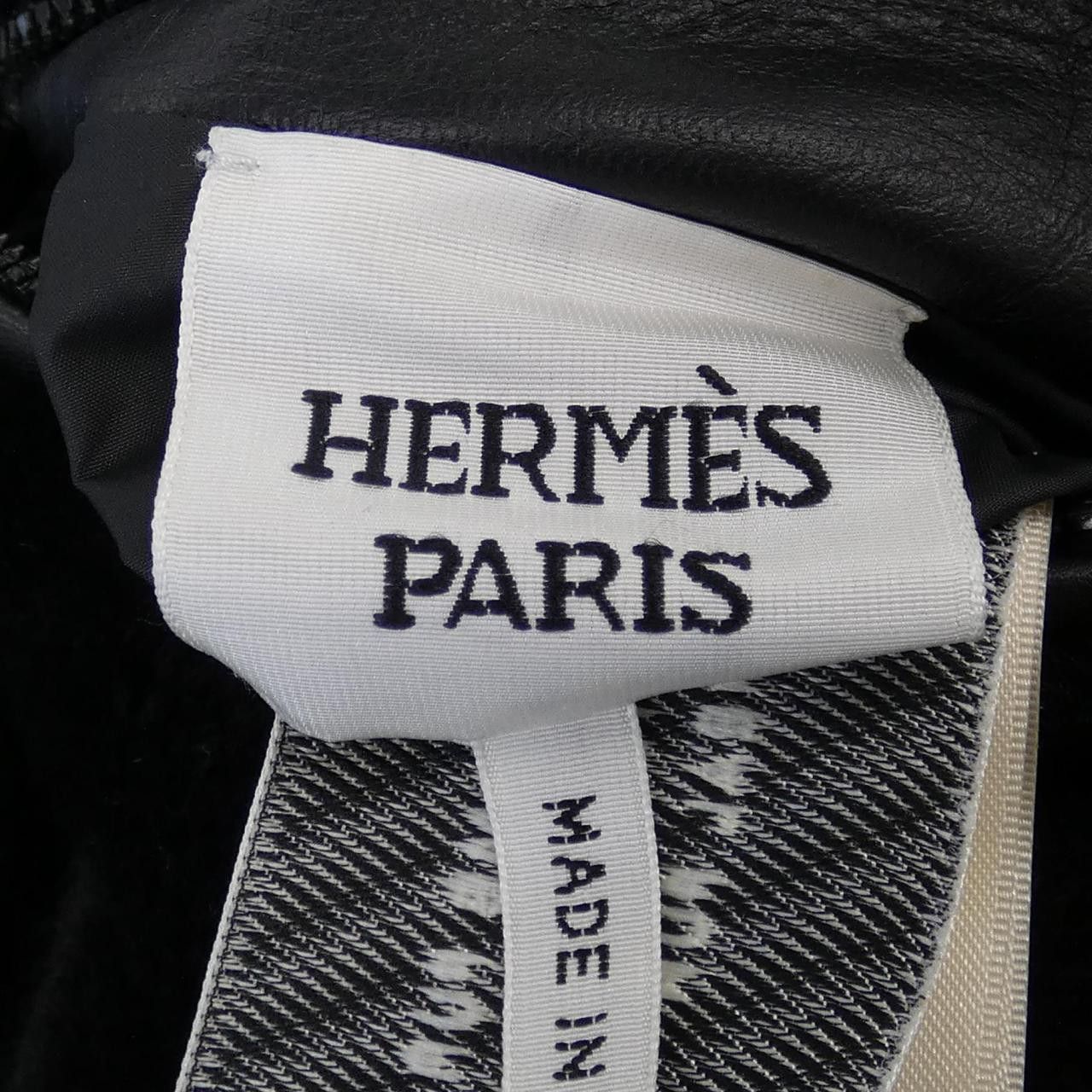 Hermes Hermes Hermes Shearling Jacket Leather Outerwear DUTY FREE for USA Size ONE SIZE - 4 Thumbnail
