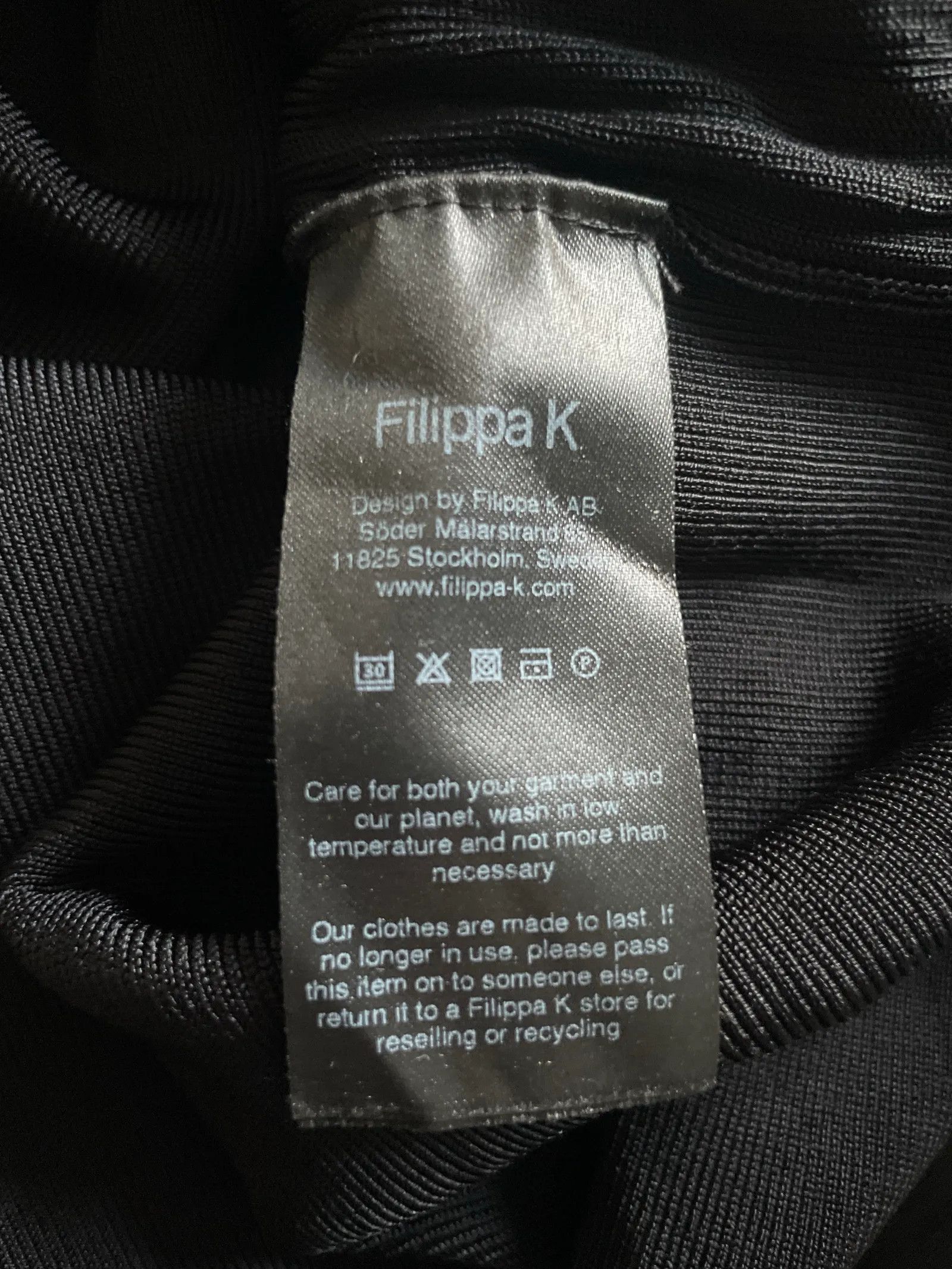 Filippa K Filippa K 23513 Shiny Rib Tunic Dress Size S / US 4 / IT 40 - 3 Thumbnail