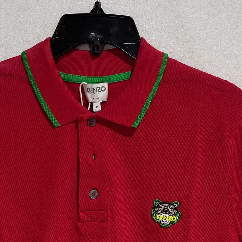 Kenzo Kenzo Red Short Sleeve Polo Shirt - dmc Size US S / EU 44-46 / 1 - 2 Thumbnail