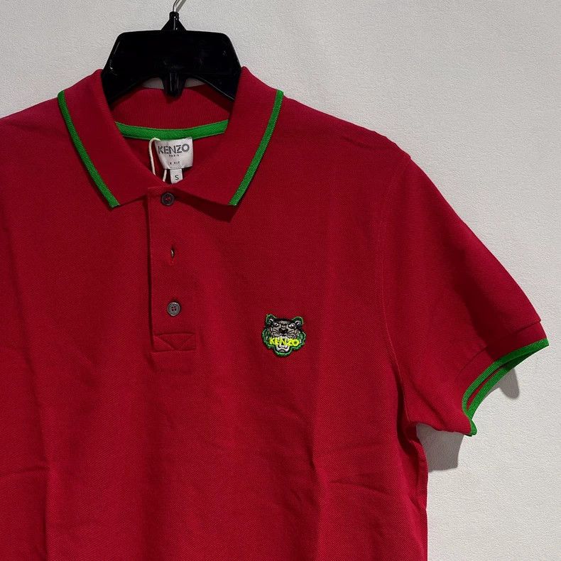 Kenzo Kenzo Red Short Sleeve Polo Shirt - dmc Size US S / EU 44-46 / 1 - 3 Thumbnail