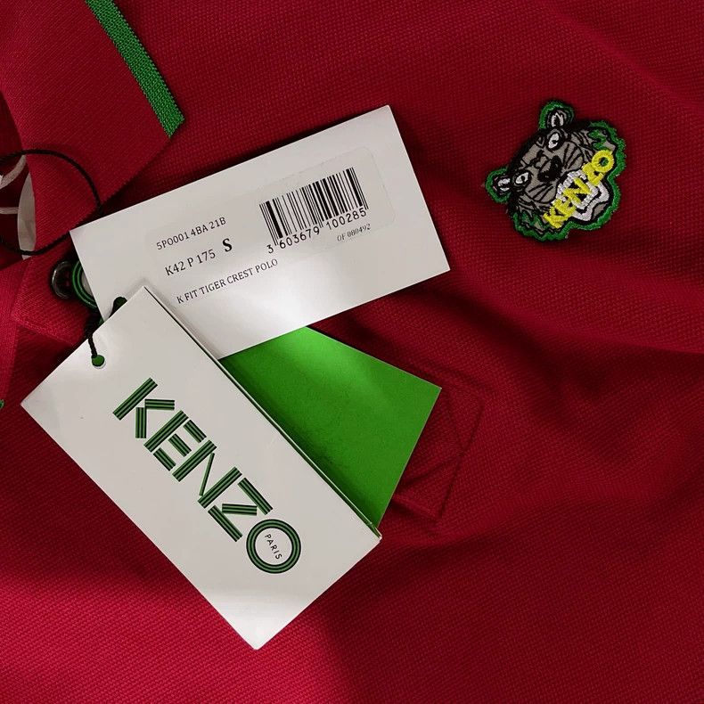 Kenzo Kenzo Red Short Sleeve Polo Shirt - dmc Size US S / EU 44-46 / 1 - 5 Thumbnail