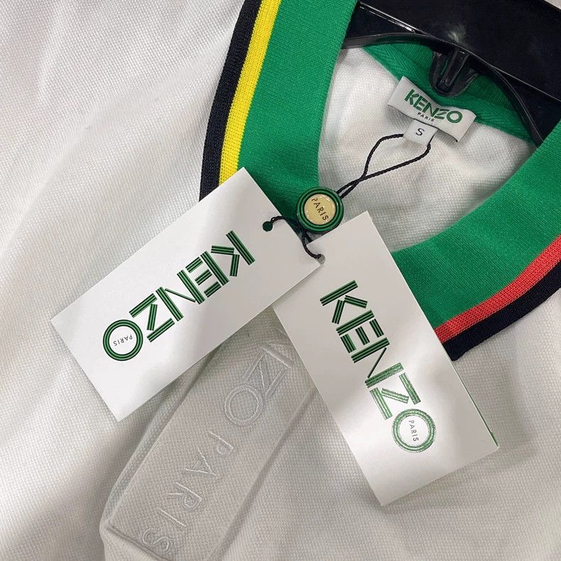 Kenzo Kenzo White Short Sleeve Polo - dmc Size US S / EU 44-46 / 1 - 5 Thumbnail