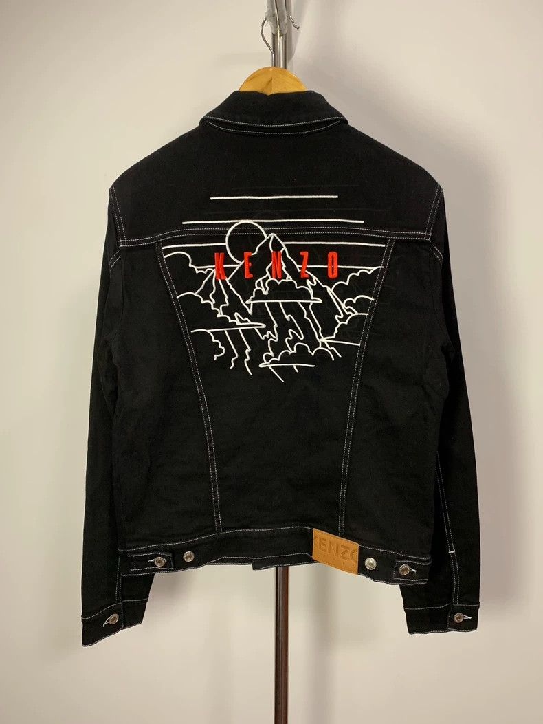 Kenzo Kenzo Men's Black Denim Jacket M - dmc Size US M / EU 48-50 / 2 - 2 Thumbnail