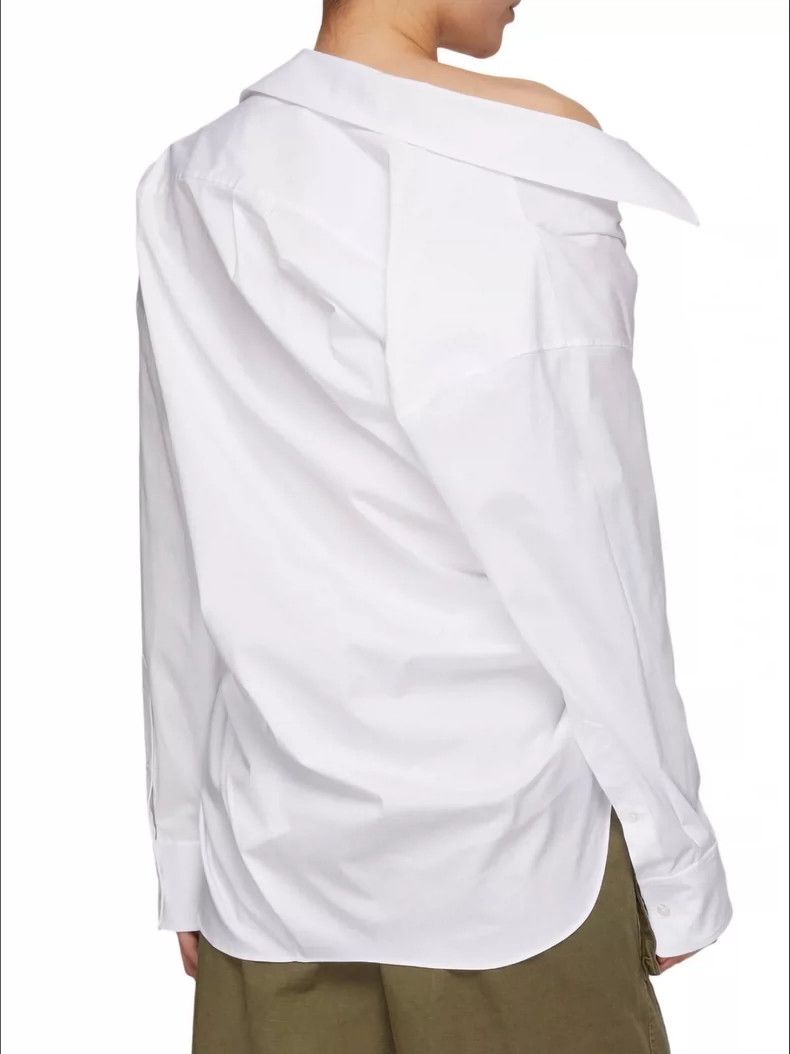 Alexander Wang Alexander Wang Asymmetrical White Shirt XS - dmc Size US XS / EU 42 / 0 - 2 Thumbnail