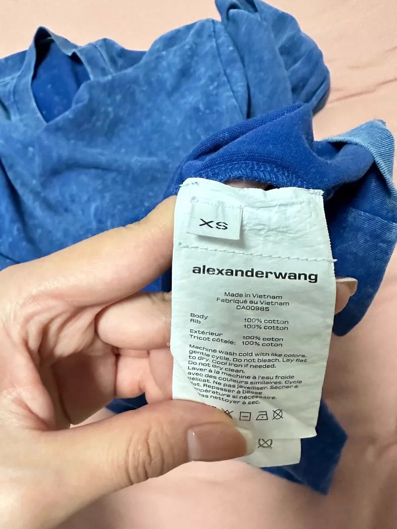 Alexander Wang Alexander Wang Acid Wash Longsleeve - dmc Size US XS / EU 42 / 0 - 3 Thumbnail